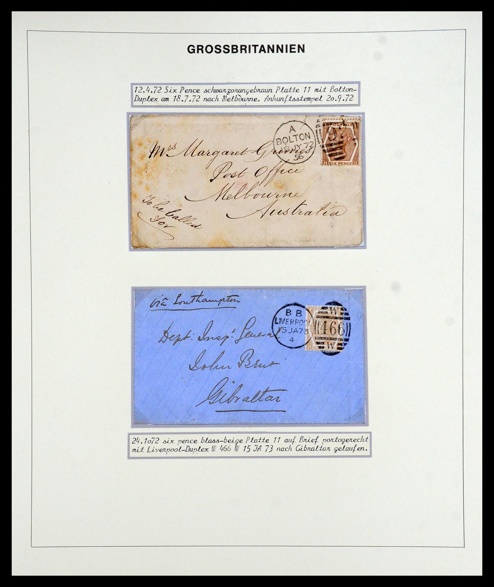 35900 023 - Postzegelverzameling 35900 Engeland 1840-1951.