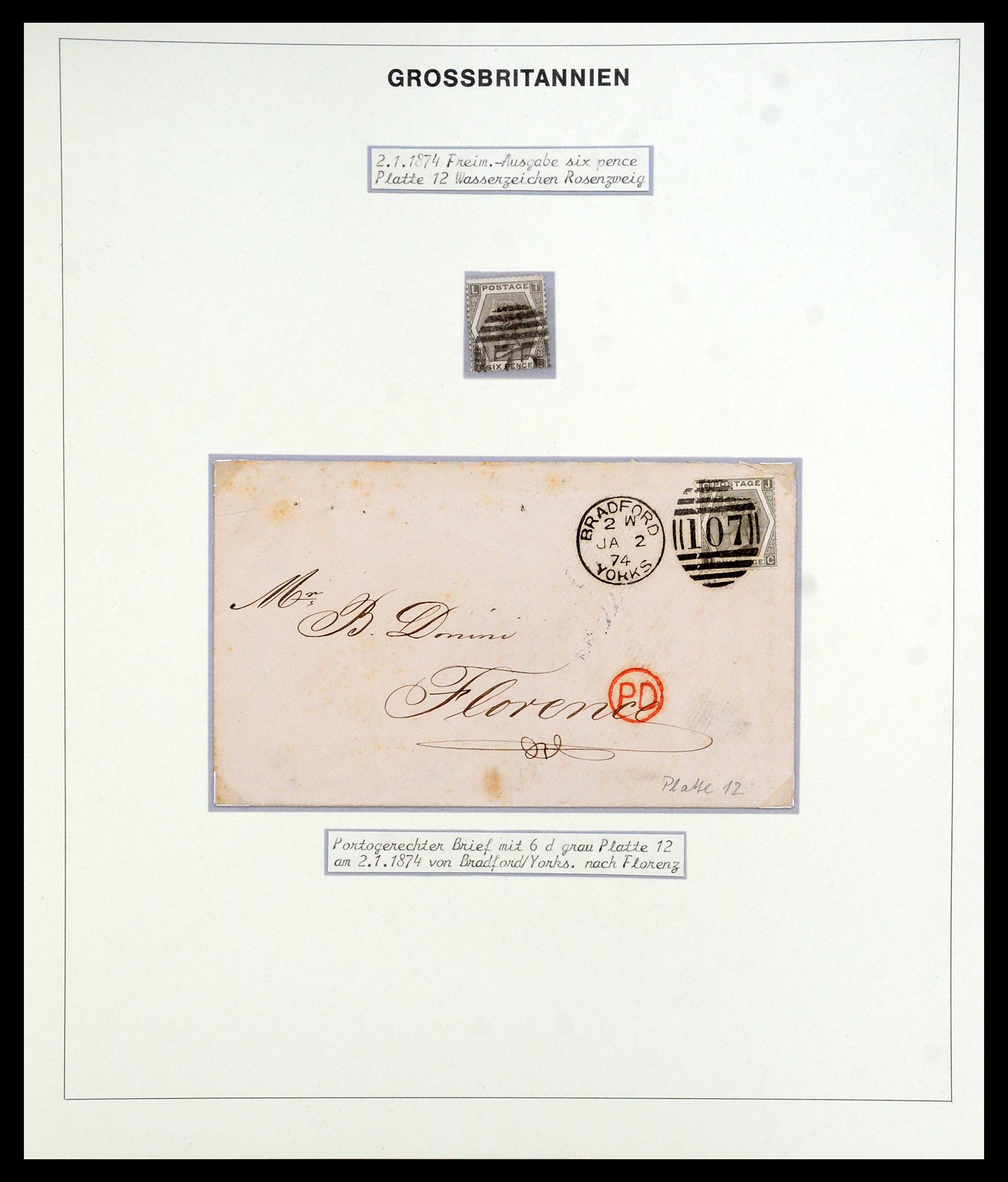 35900 024 - Postzegelverzameling 35900 Engeland 1840-1951.