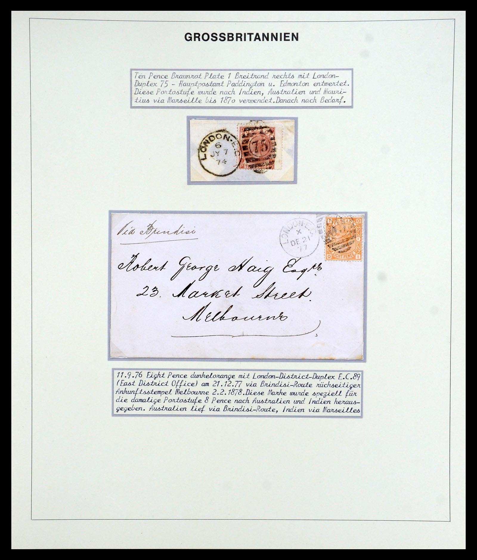 35900 025 - Postzegelverzameling 35900 Engeland 1840-1951.