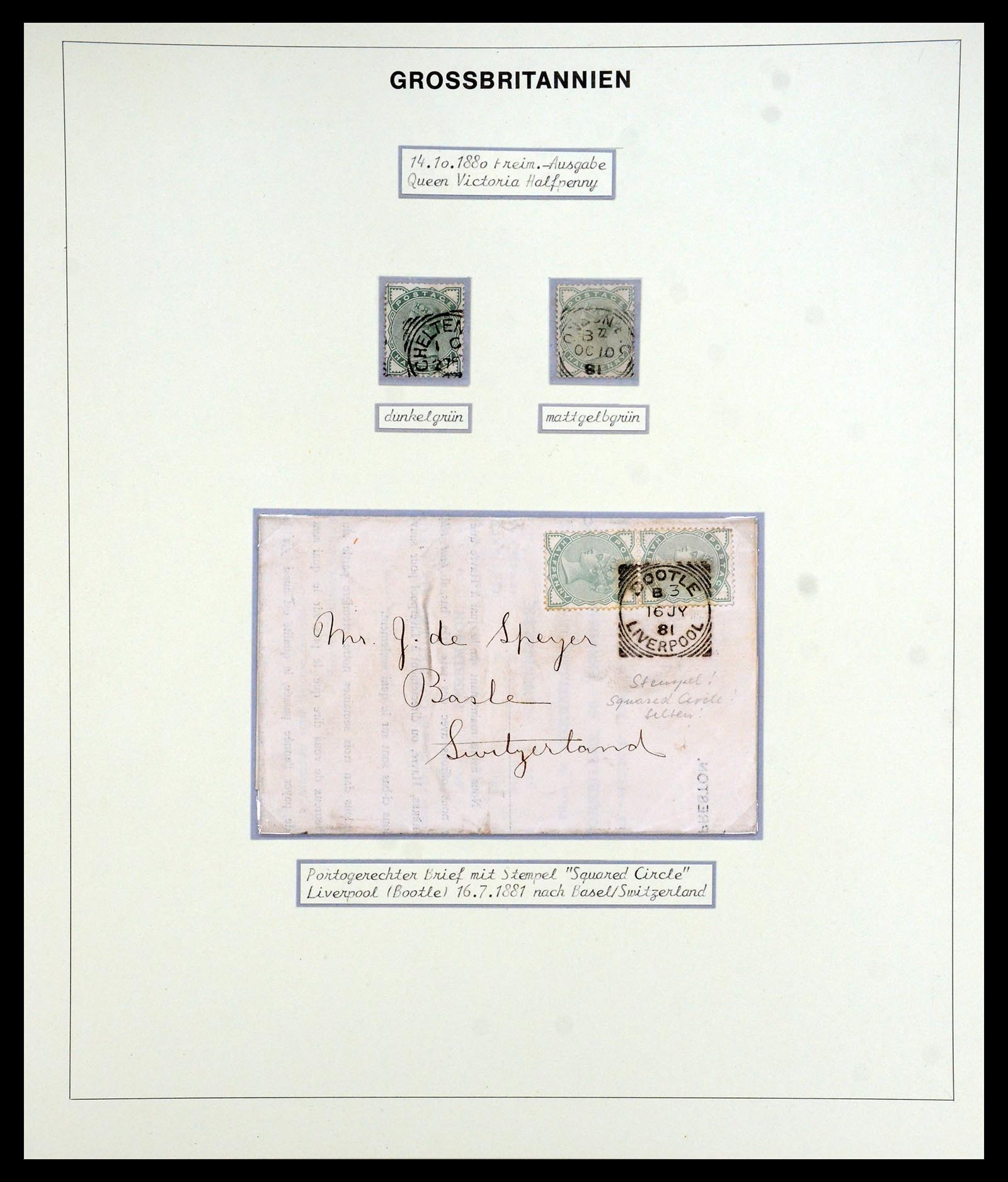 35900 026 - Postzegelverzameling 35900 Engeland 1840-1951.