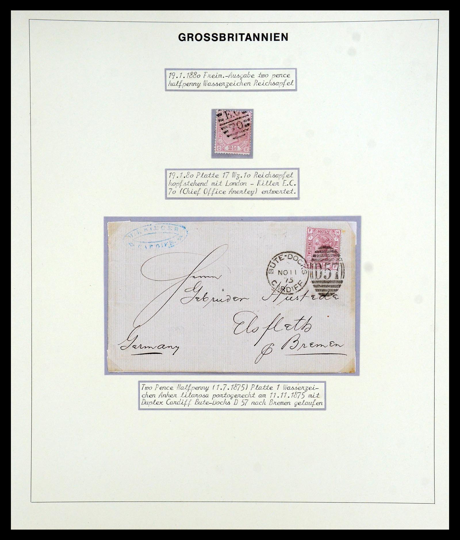 35900 027 - Postzegelverzameling 35900 Engeland 1840-1951.