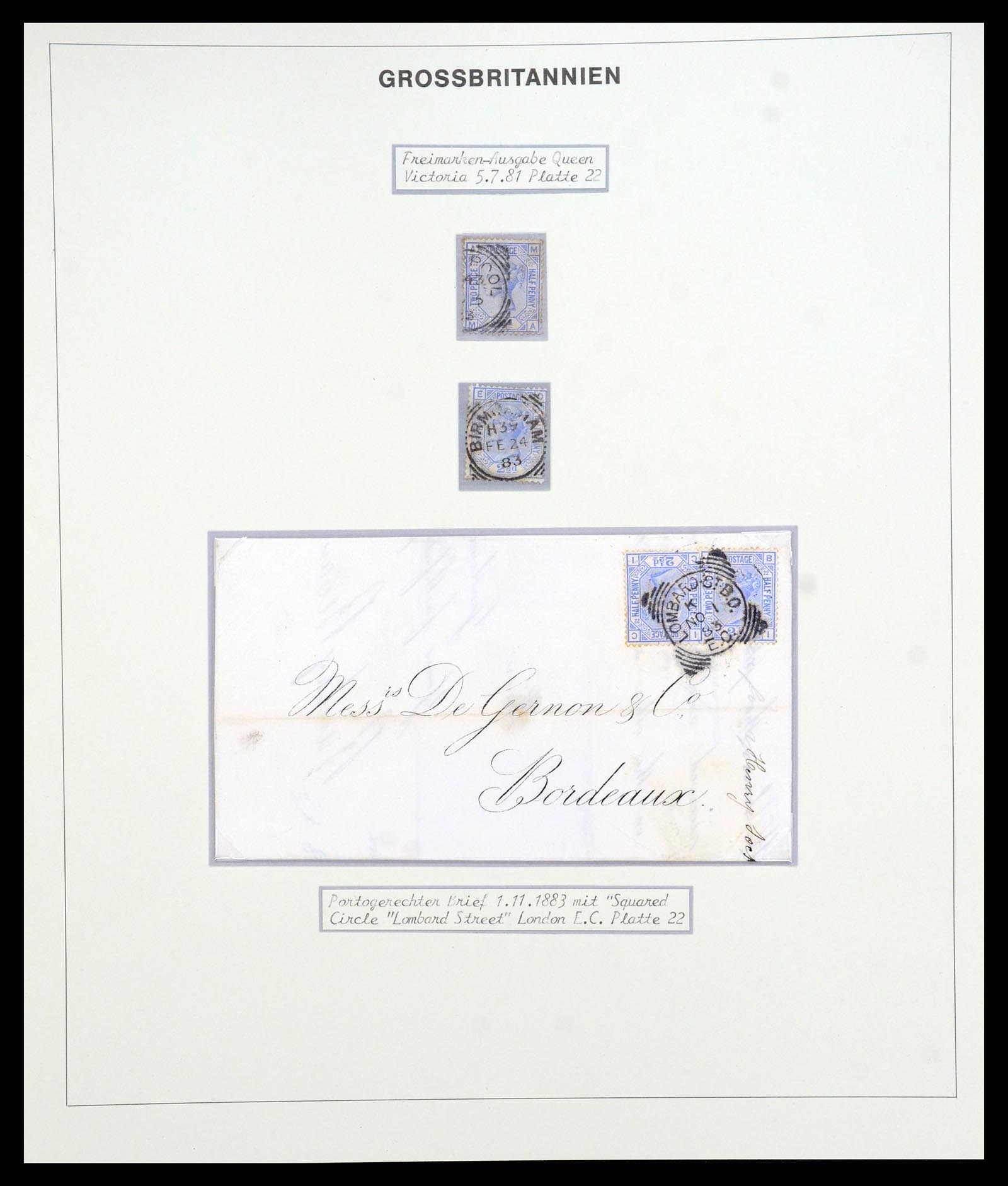 35900 029 - Postzegelverzameling 35900 Engeland 1840-1951.