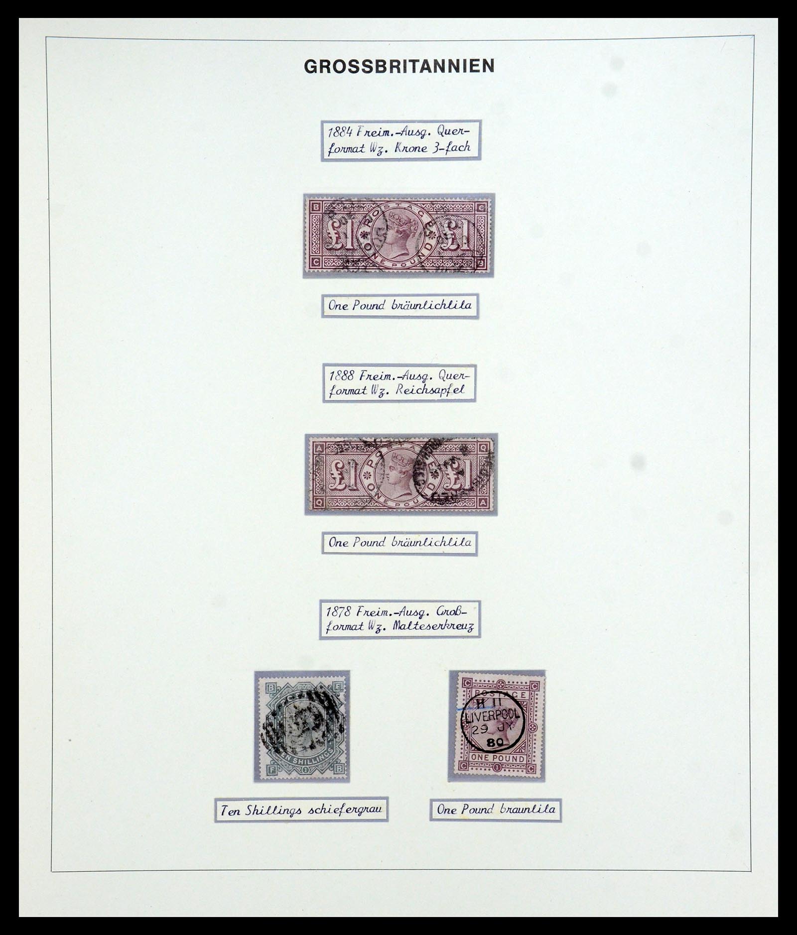 35900 034 - Postzegelverzameling 35900 Engeland 1840-1951.