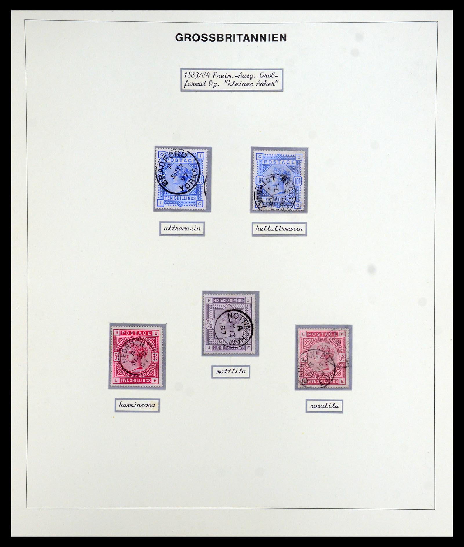 35900 035 - Postzegelverzameling 35900 Engeland 1840-1951.