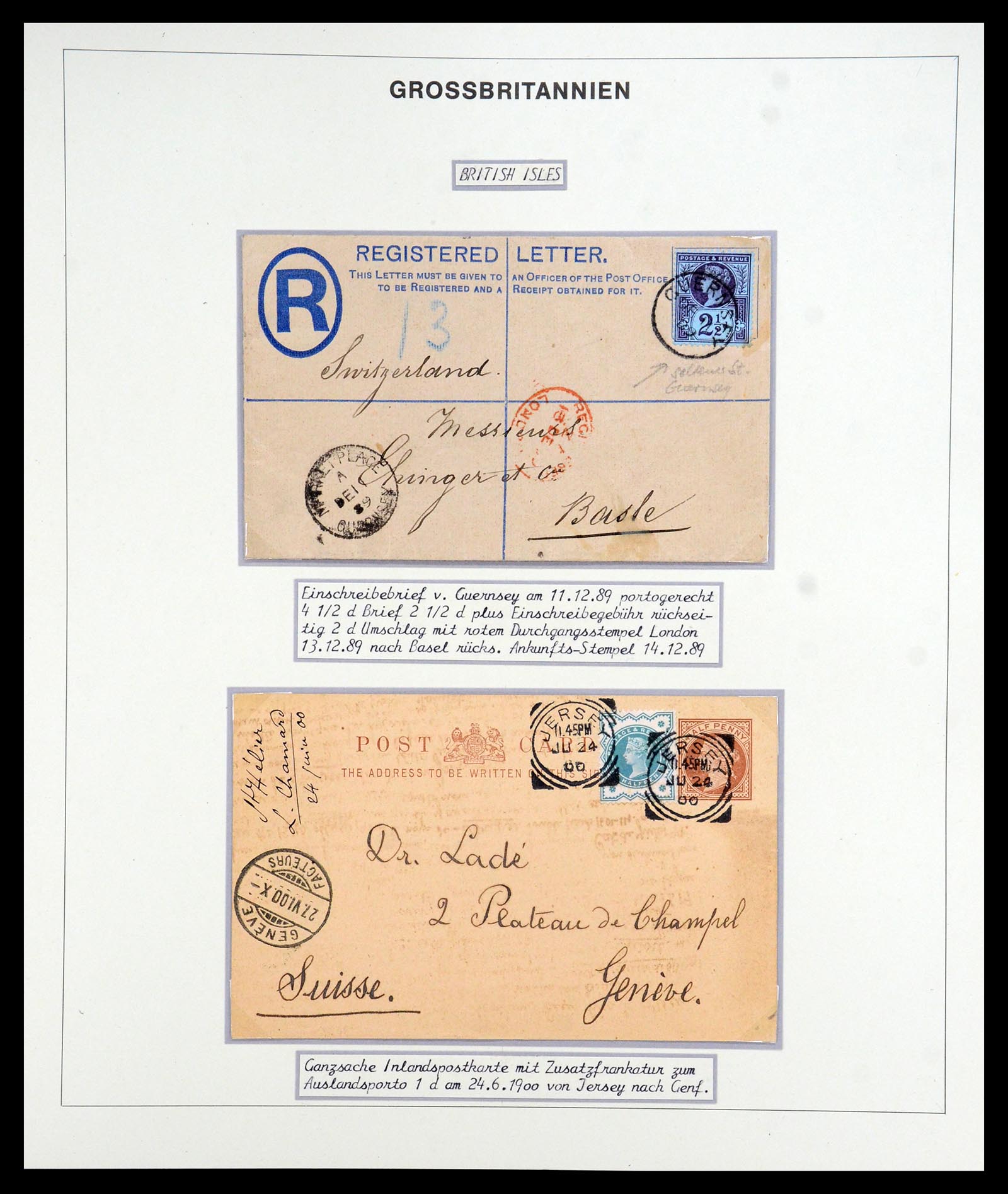 35900 038 - Postzegelverzameling 35900 Engeland 1840-1951.