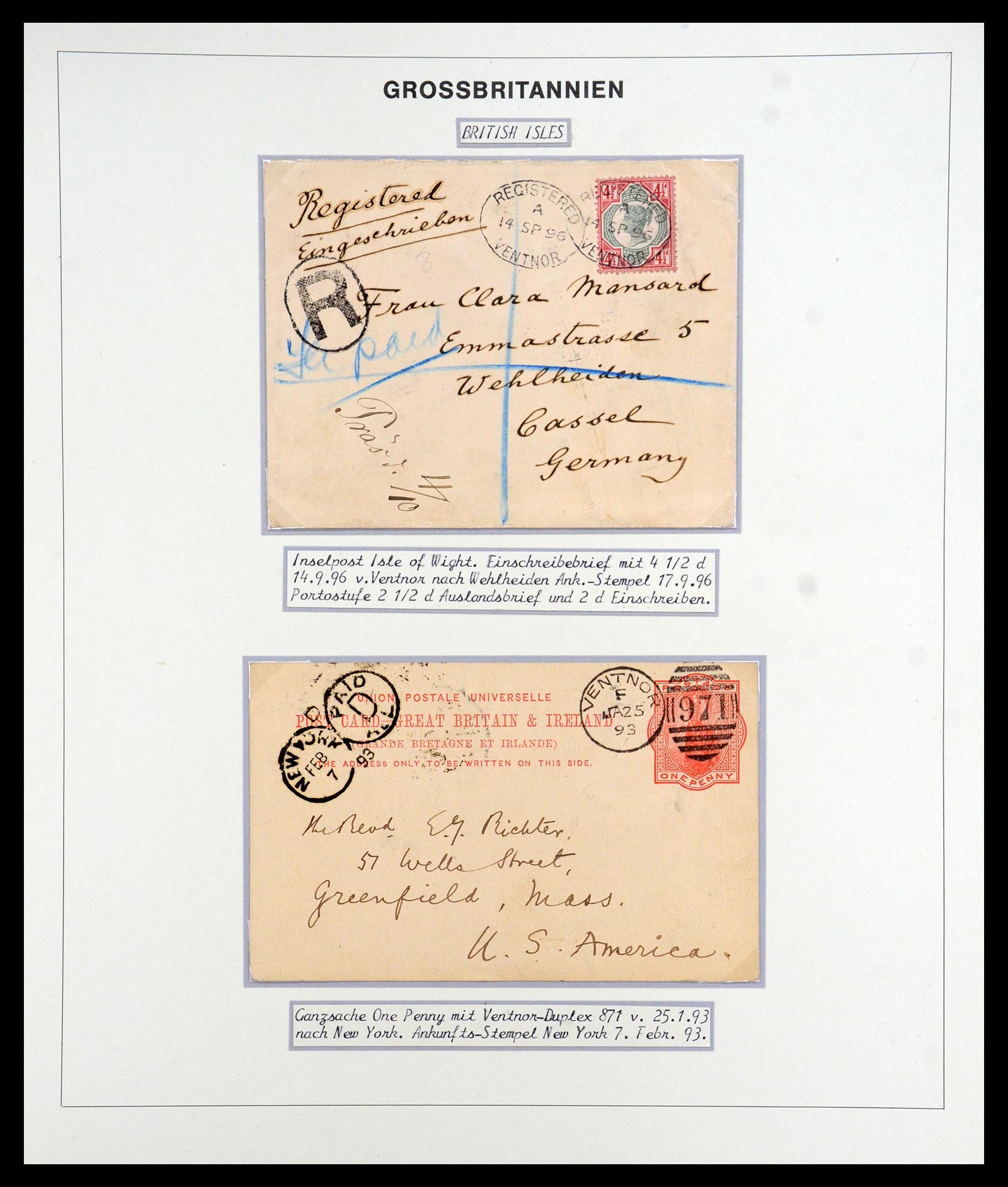 35900 039 - Postzegelverzameling 35900 Engeland 1840-1951.