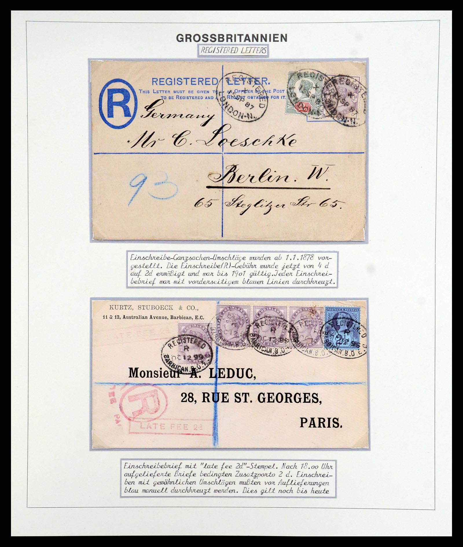 35900 040 - Postzegelverzameling 35900 Engeland 1840-1951.