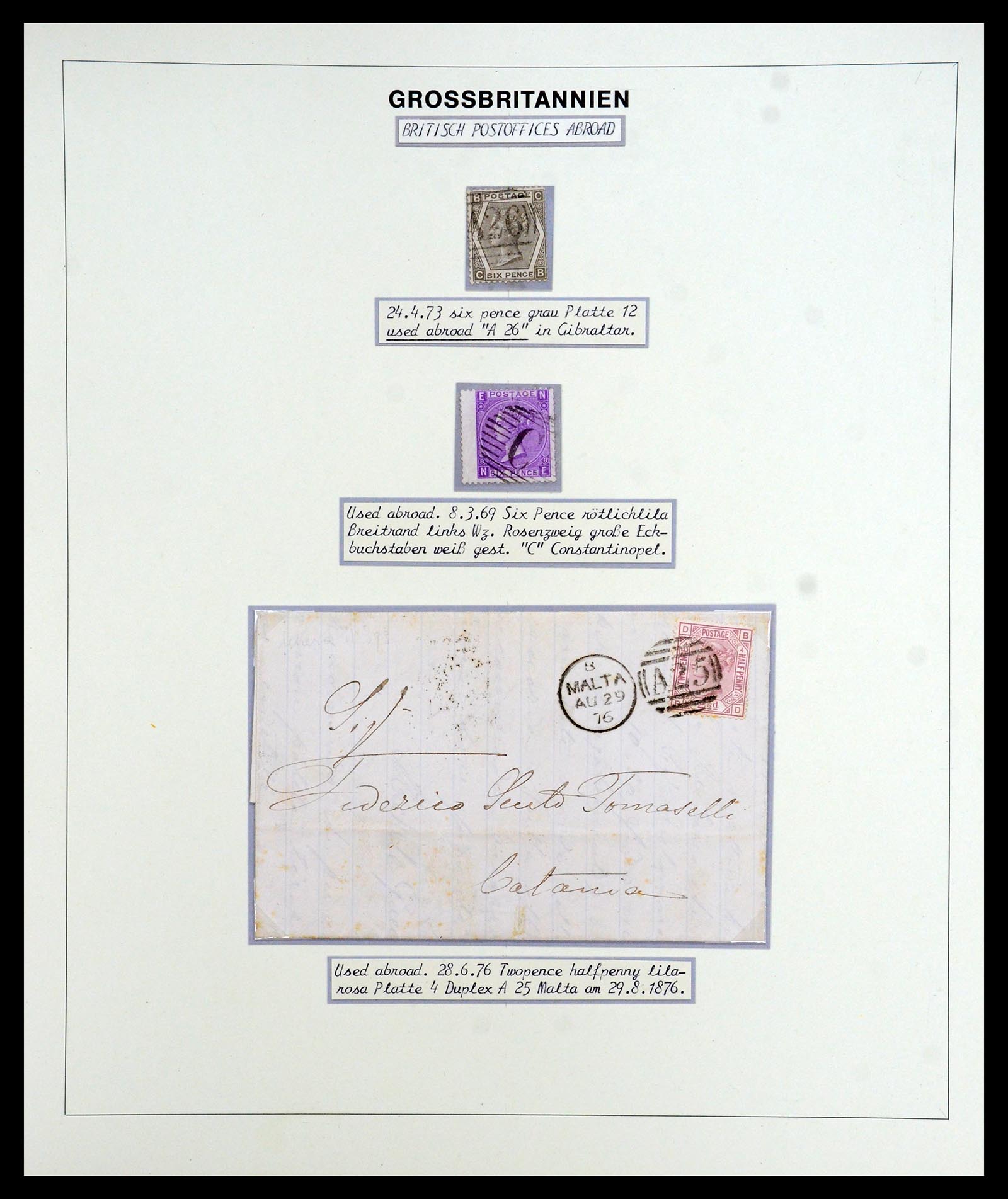 35900 045 - Postzegelverzameling 35900 Engeland 1840-1951.