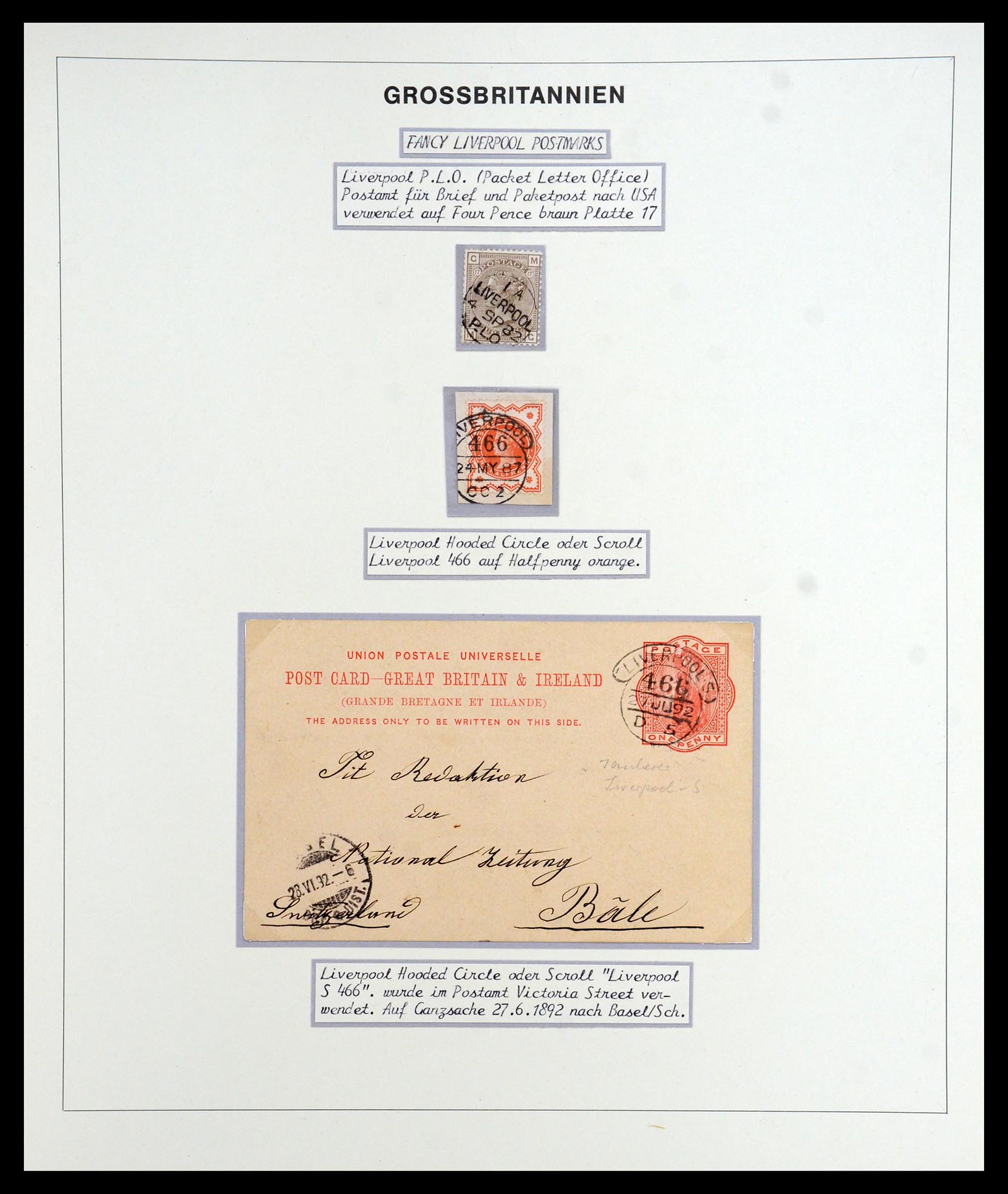 35900 046 - Postzegelverzameling 35900 Engeland 1840-1951.