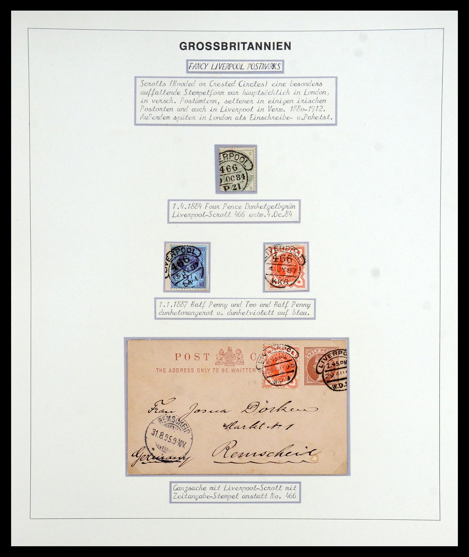 35900 047 - Postzegelverzameling 35900 Engeland 1840-1951.