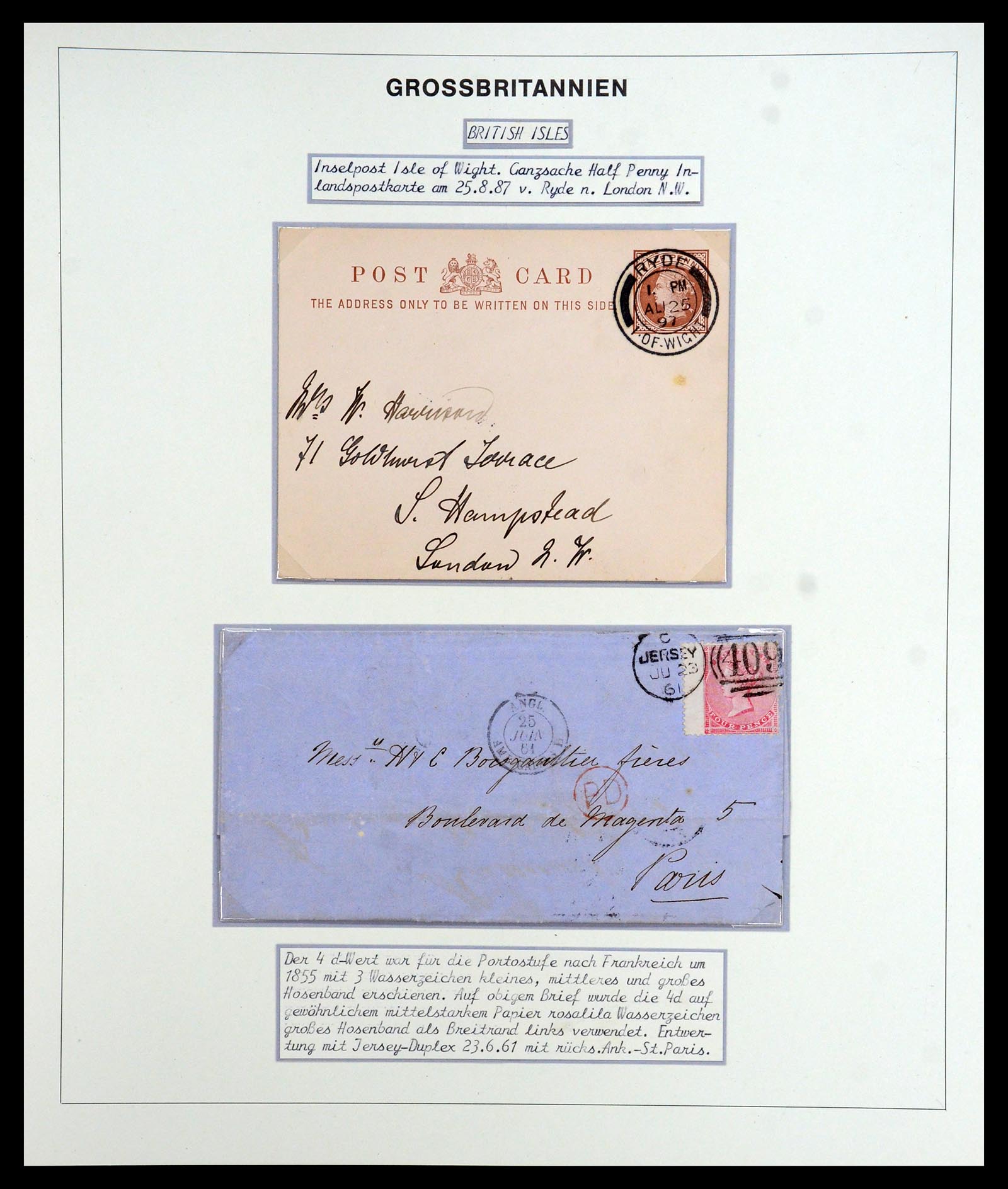 35900 048 - Postzegelverzameling 35900 Engeland 1840-1951.