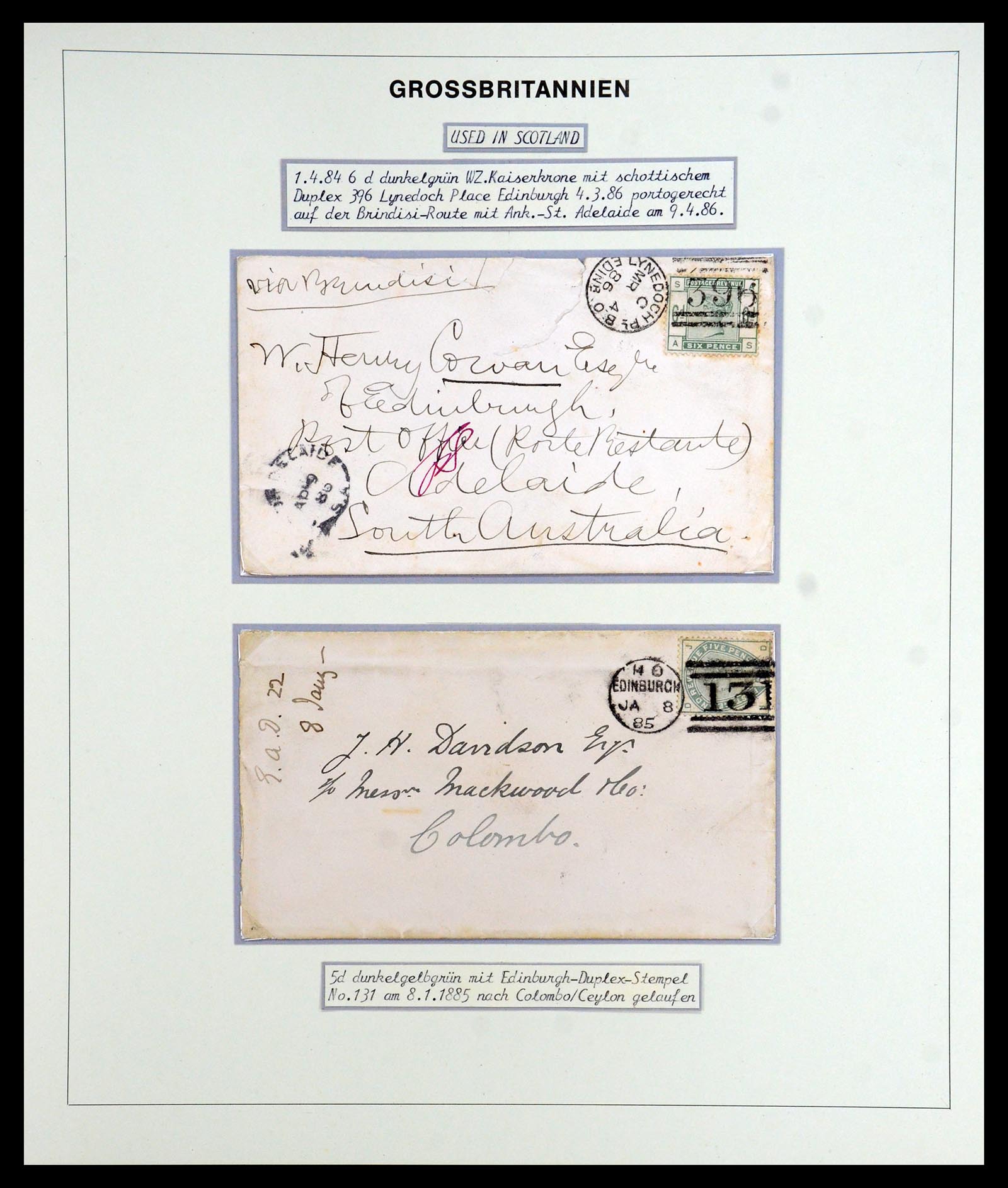 35900 049 - Postzegelverzameling 35900 Engeland 1840-1951.