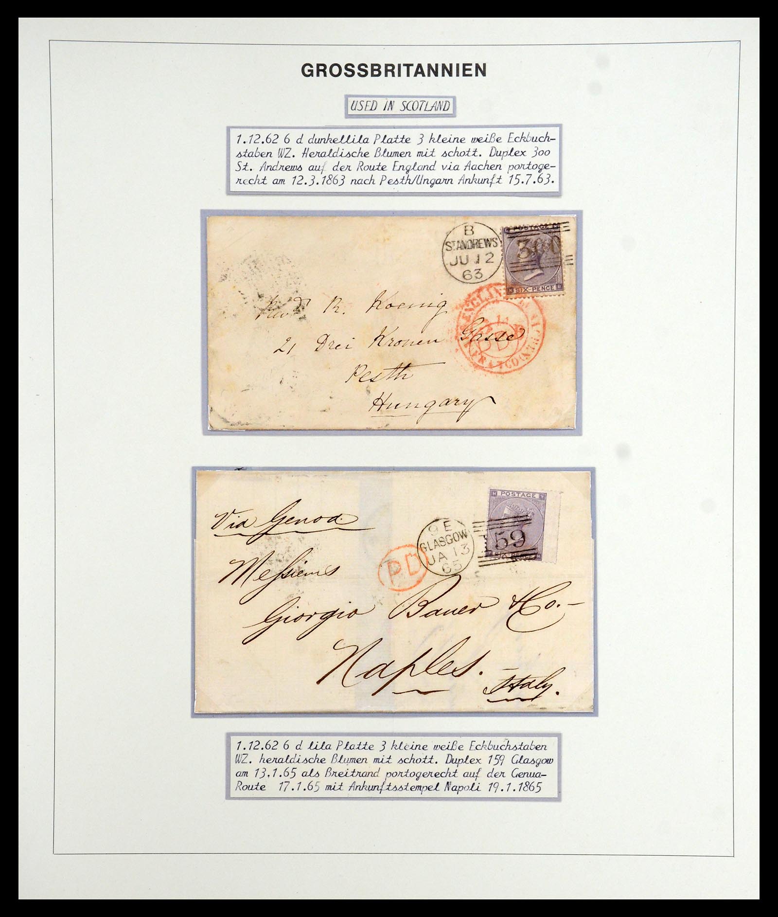 35900 050 - Postzegelverzameling 35900 Engeland 1840-1951.