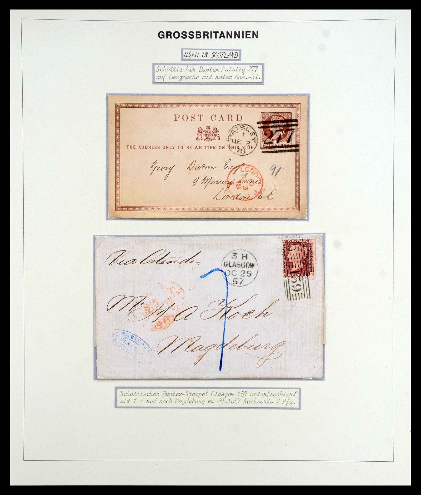 35900 051 - Postzegelverzameling 35900 Engeland 1840-1951.