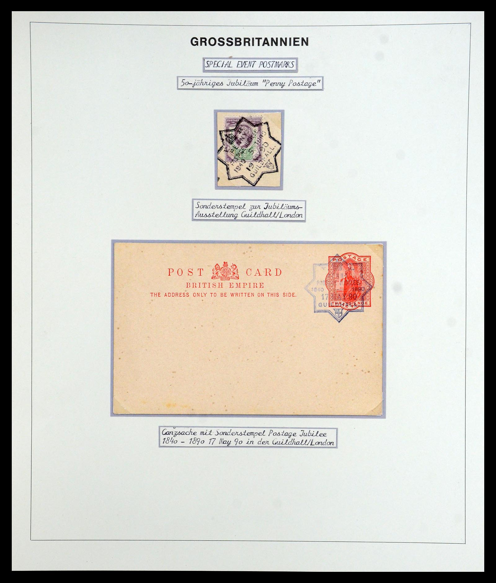 35900 053 - Postzegelverzameling 35900 Engeland 1840-1951.