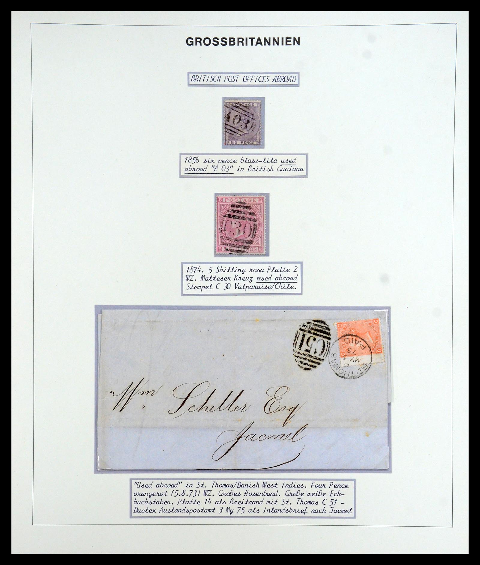 35900 054 - Postzegelverzameling 35900 Engeland 1840-1951.