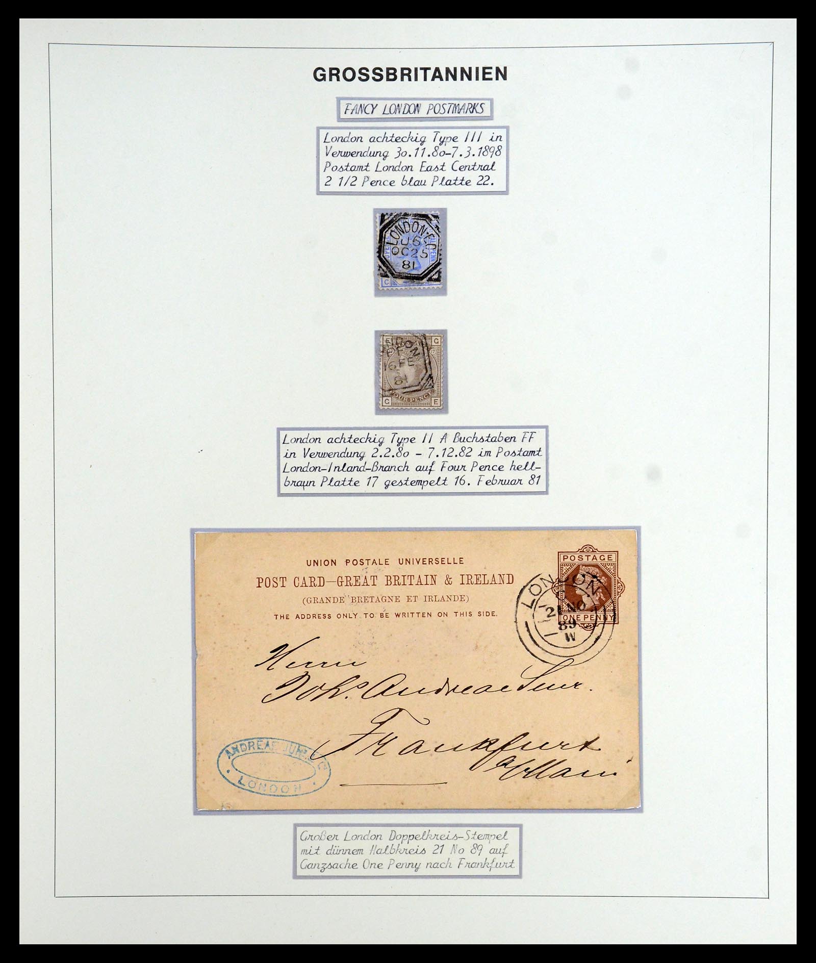 35900 058 - Postzegelverzameling 35900 Engeland 1840-1951.