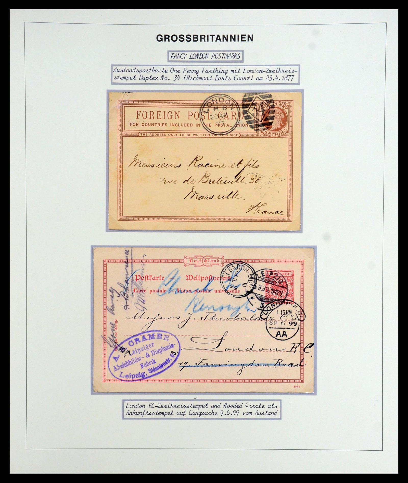 35900 059 - Postzegelverzameling 35900 Engeland 1840-1951.