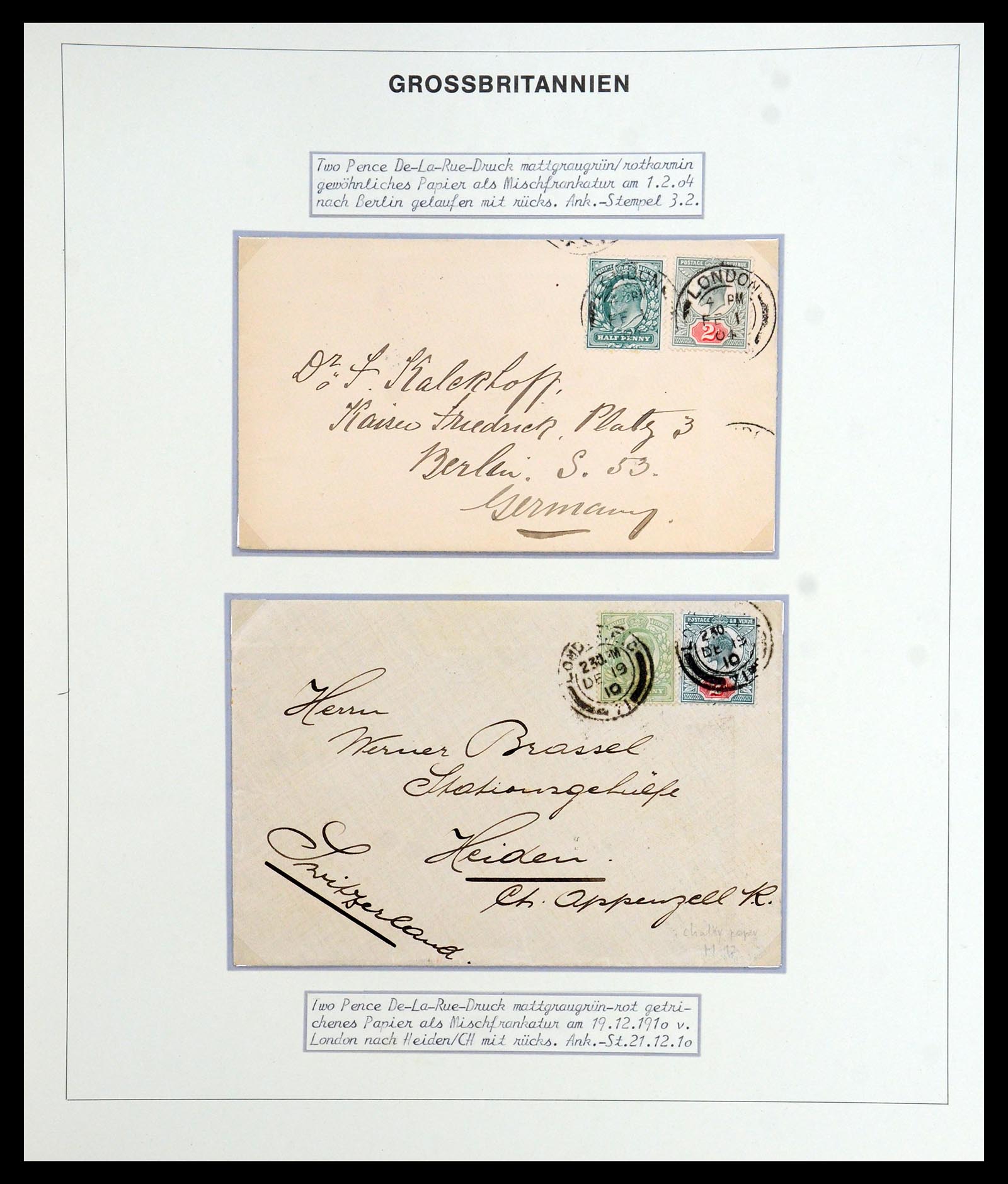 35900 081 - Postzegelverzameling 35900 Engeland 1840-1951.