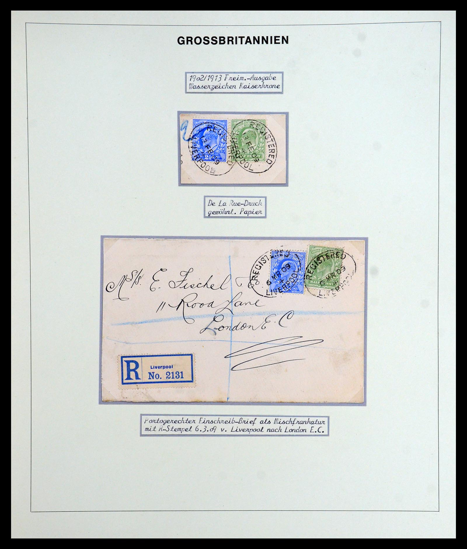 35900 082 - Postzegelverzameling 35900 Engeland 1840-1951.