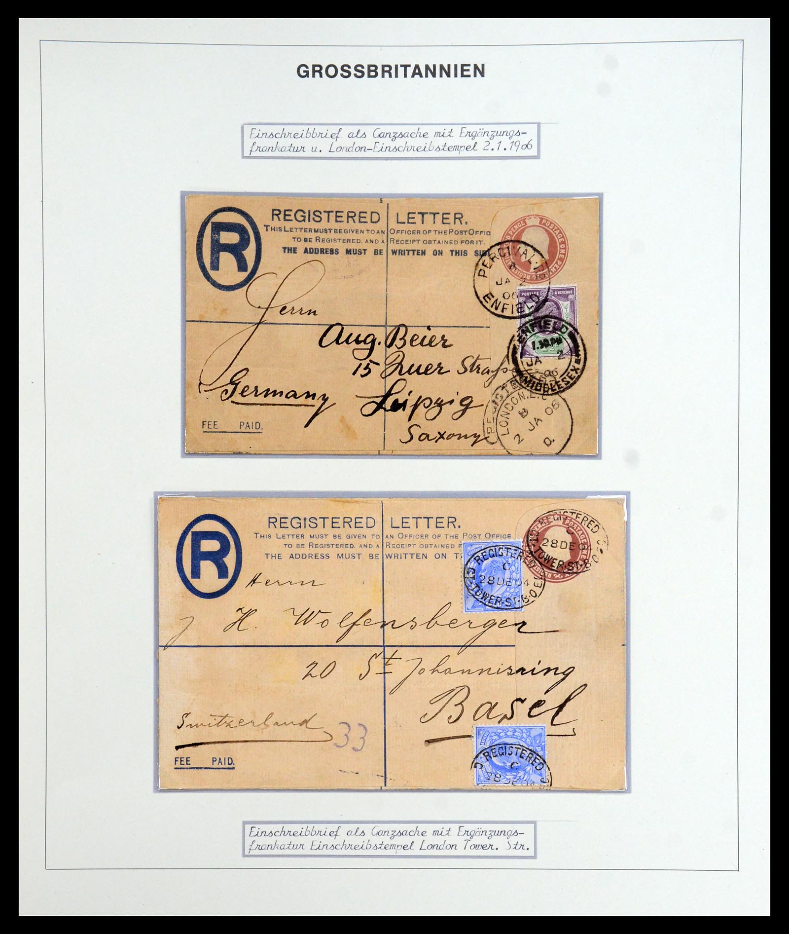 35900 083 - Postzegelverzameling 35900 Engeland 1840-1951.
