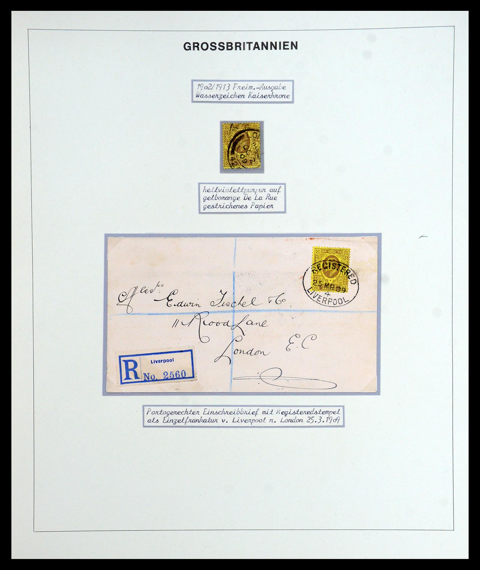 35900 086 - Postzegelverzameling 35900 Engeland 1840-1951.