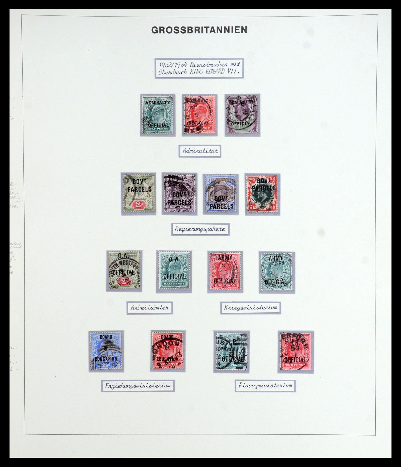 35900 087 - Postzegelverzameling 35900 Engeland 1840-1951.
