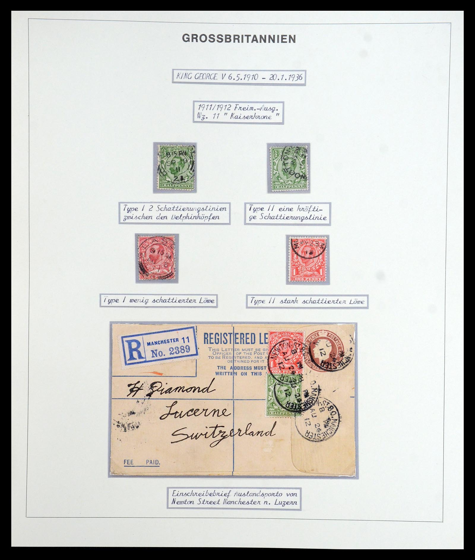 35900 088 - Postzegelverzameling 35900 Engeland 1840-1951.