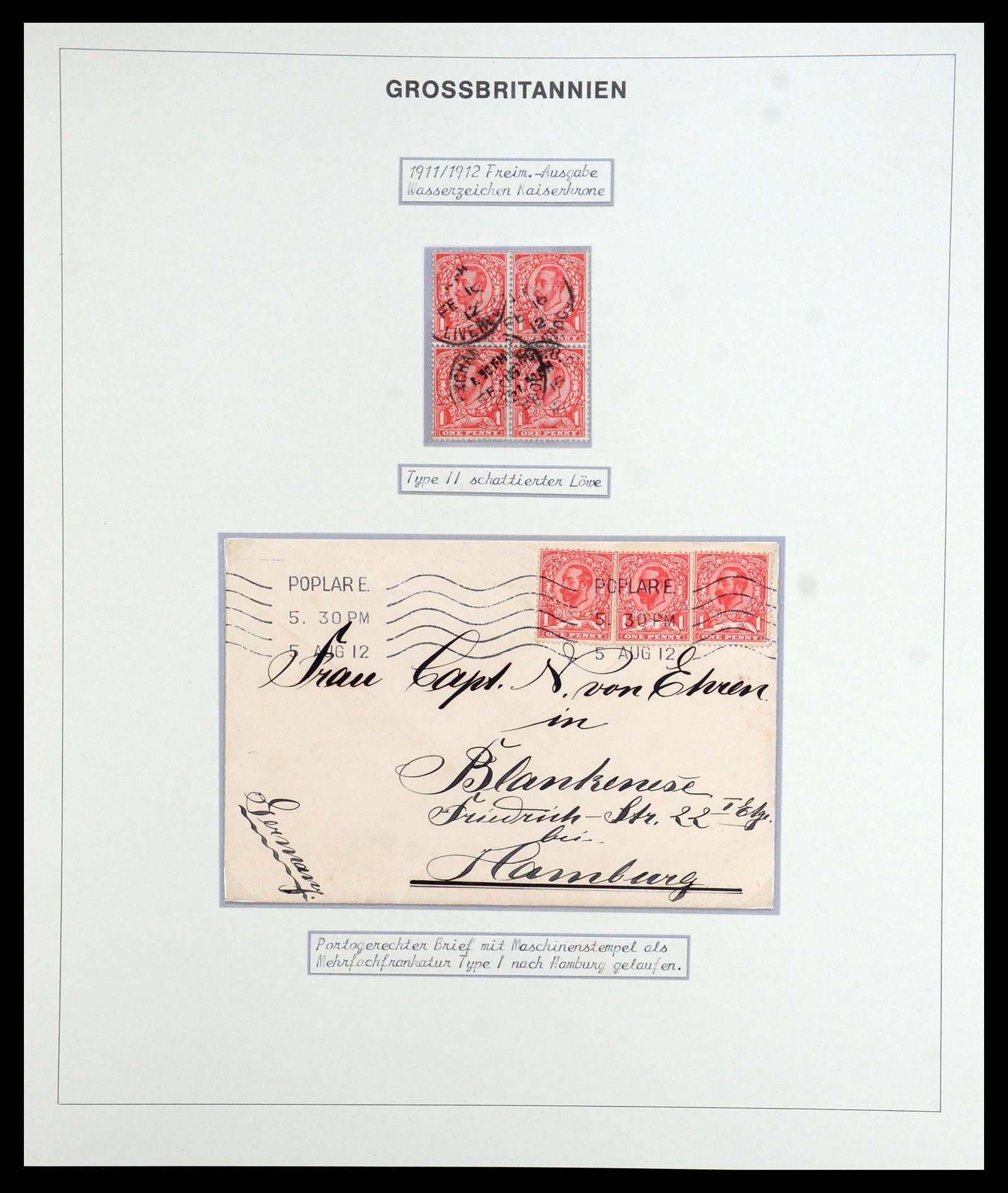 35900 090 - Postzegelverzameling 35900 Engeland 1840-1951.