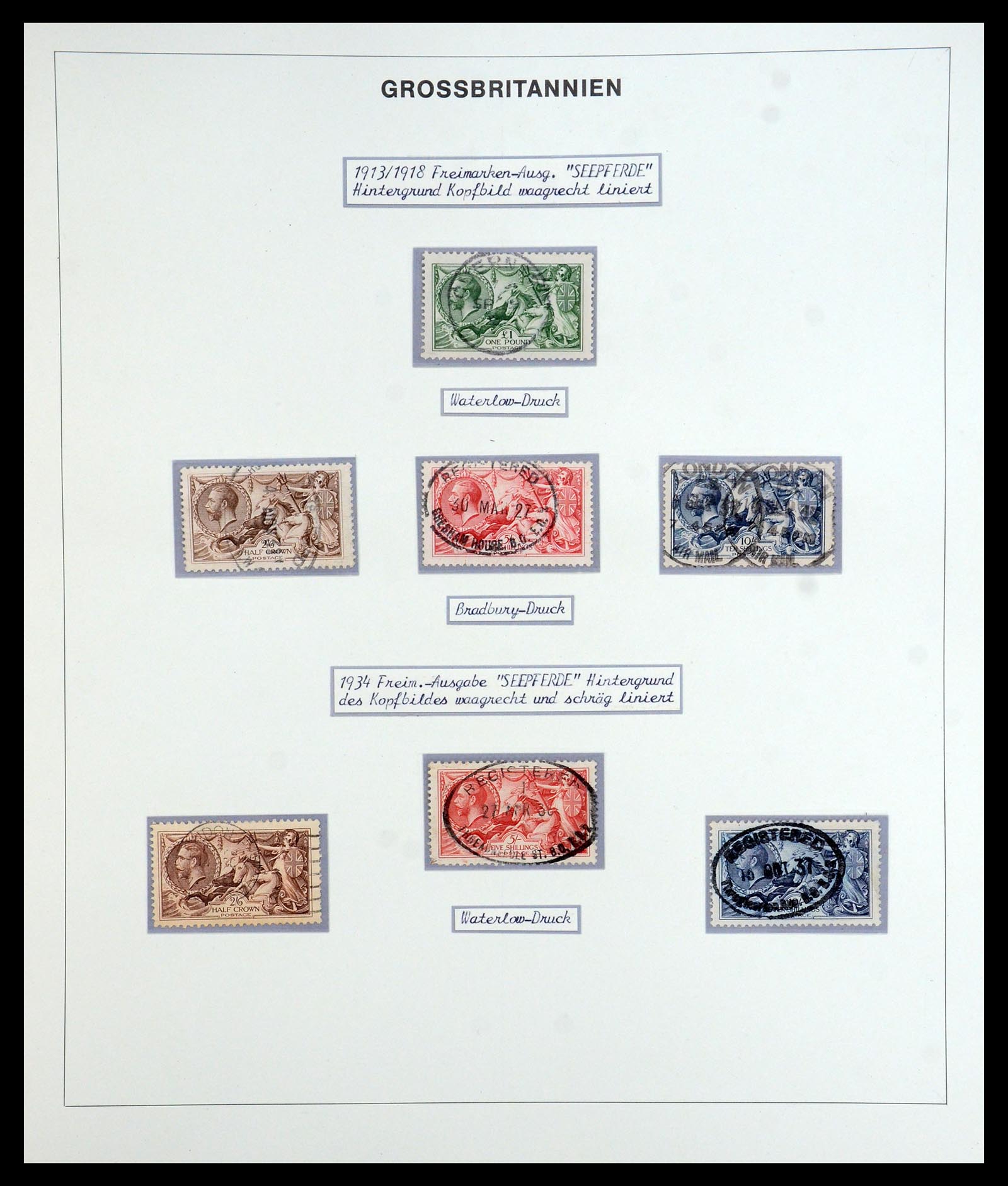 35900 091 - Postzegelverzameling 35900 Engeland 1840-1951.