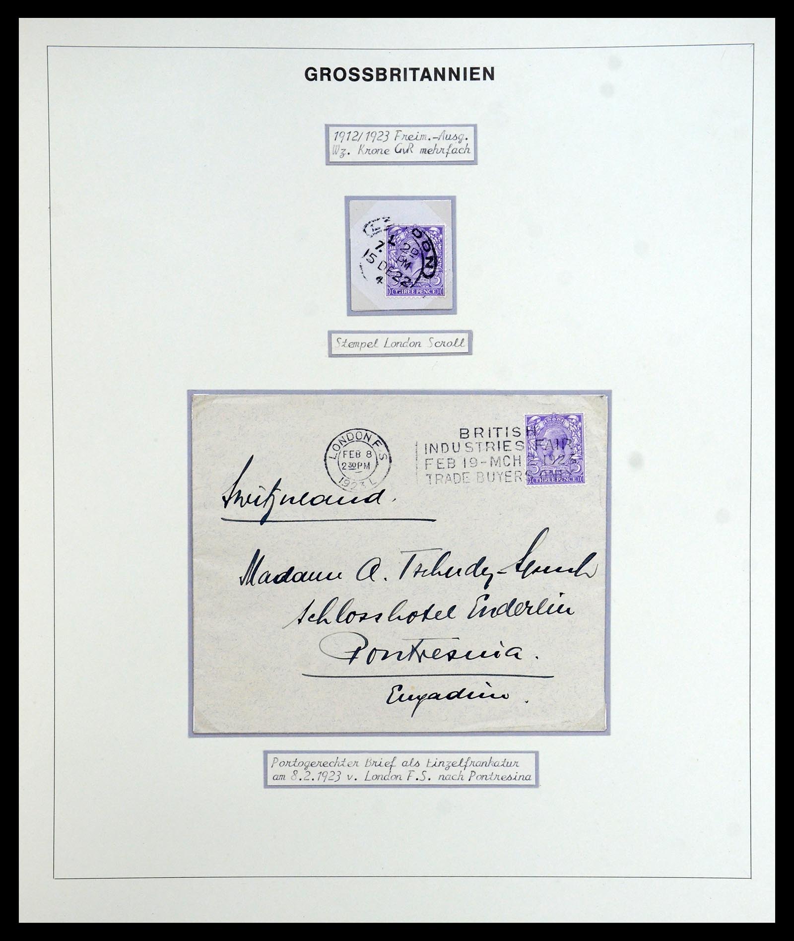 35900 094 - Postzegelverzameling 35900 Engeland 1840-1951.