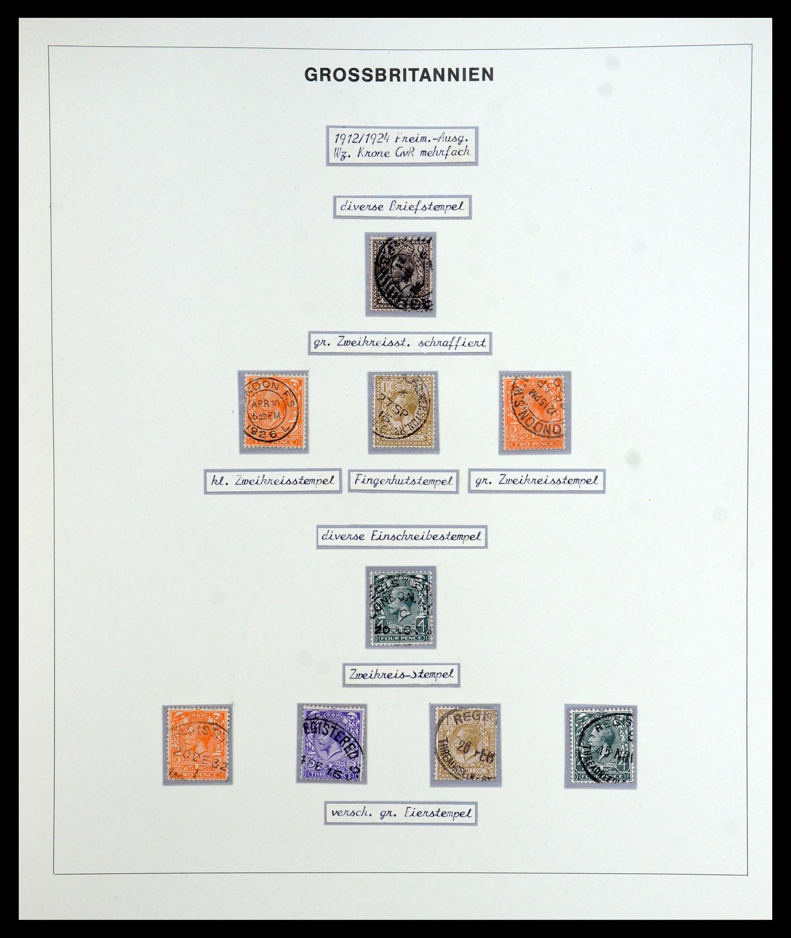 35900 095 - Postzegelverzameling 35900 Engeland 1840-1951.