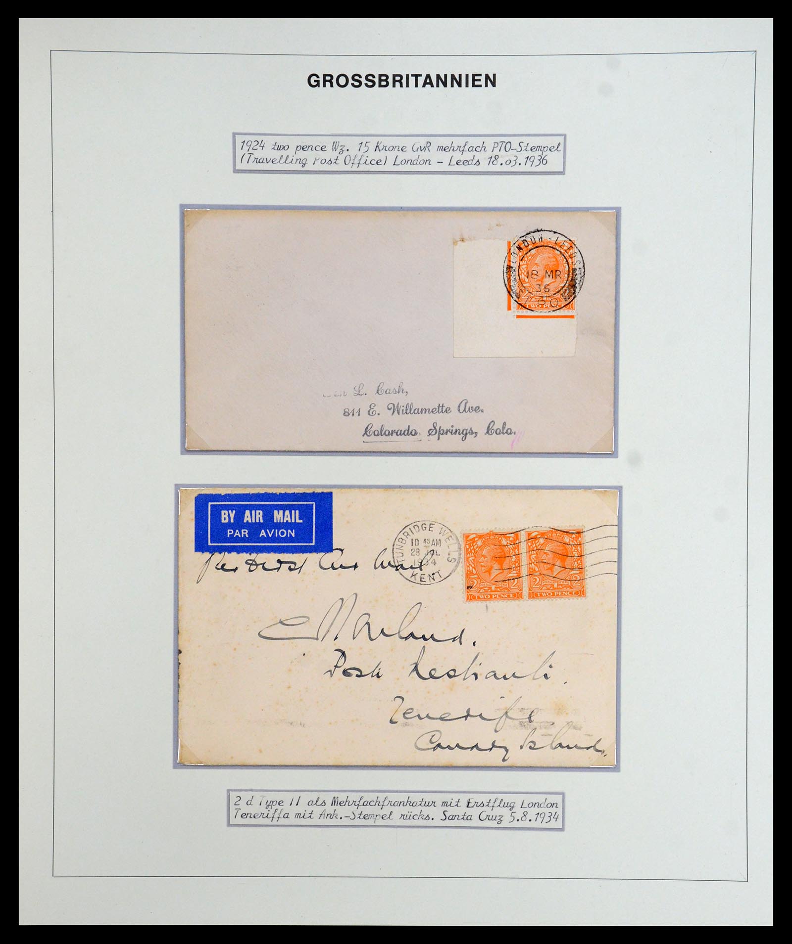 35900 097 - Postzegelverzameling 35900 Engeland 1840-1951.