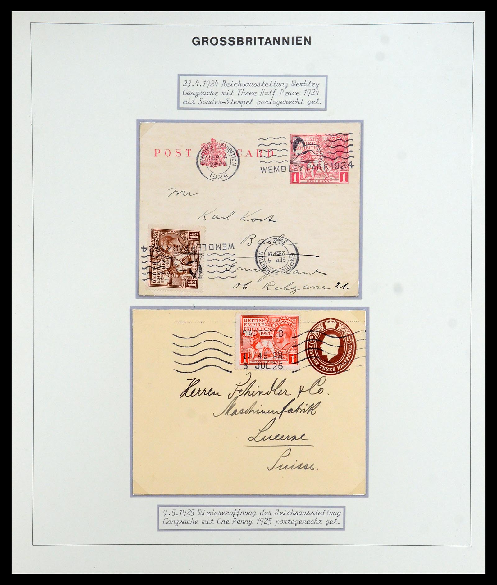 35900 099 - Postzegelverzameling 35900 Engeland 1840-1951.