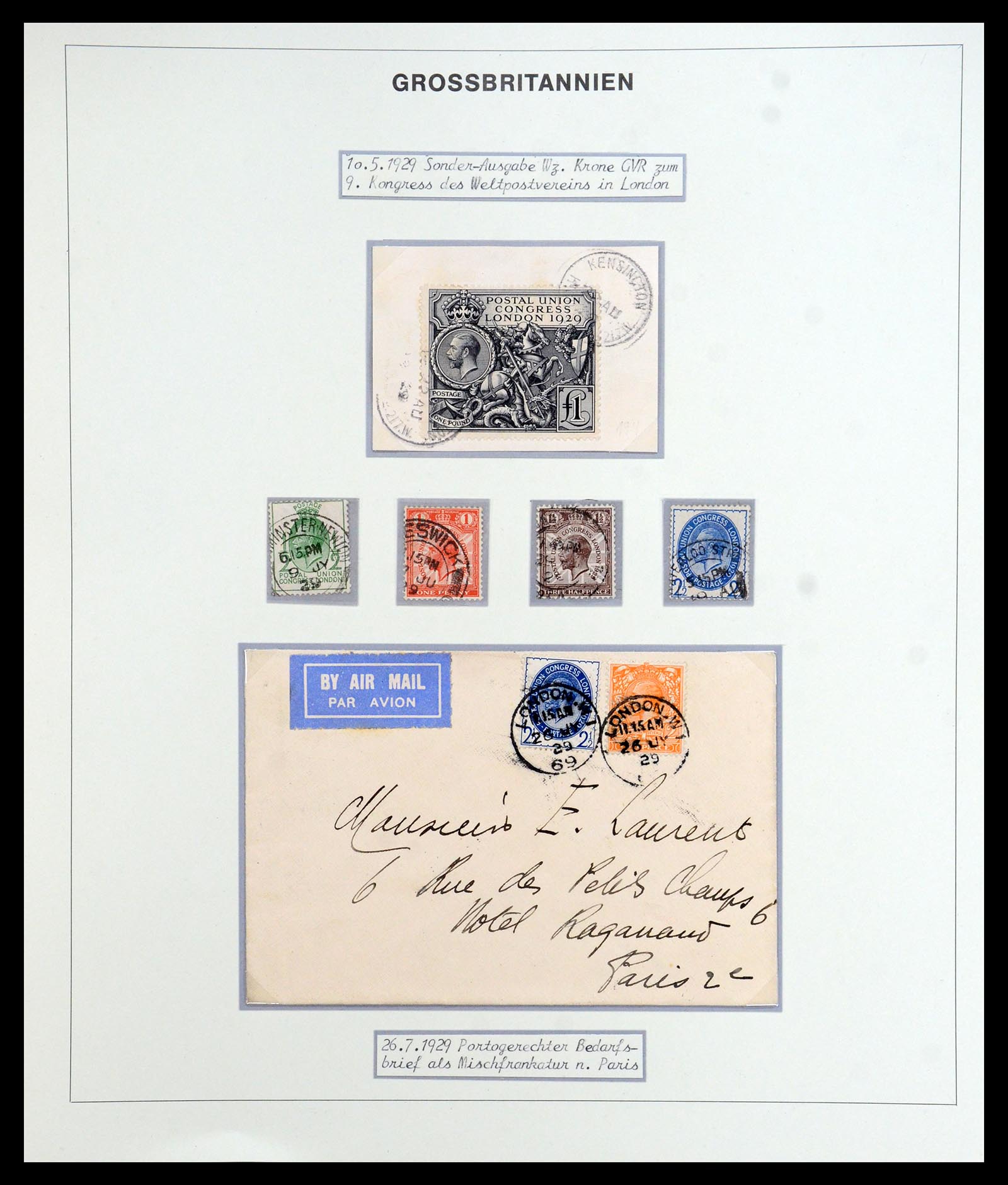 35900 100 - Postzegelverzameling 35900 Engeland 1840-1951.