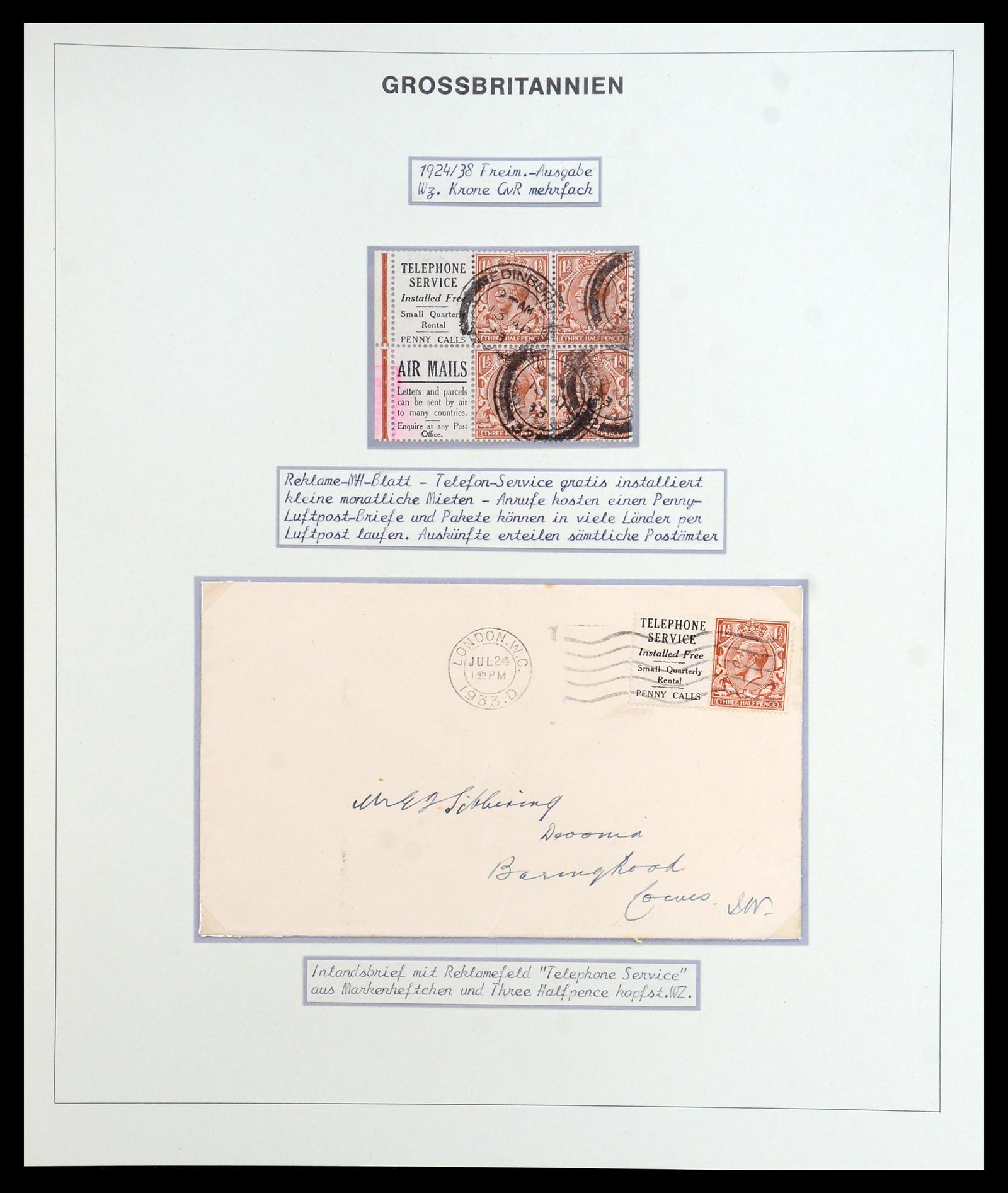 35900 105 - Postzegelverzameling 35900 Engeland 1840-1951.