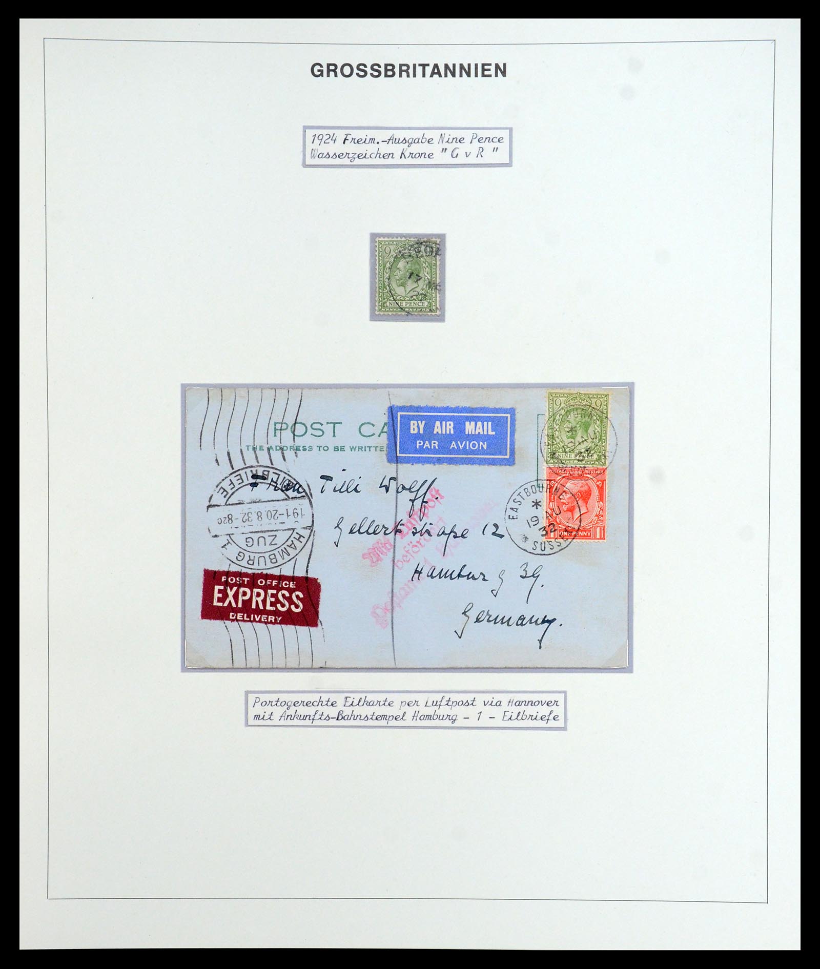 35900 106 - Postzegelverzameling 35900 Engeland 1840-1951.