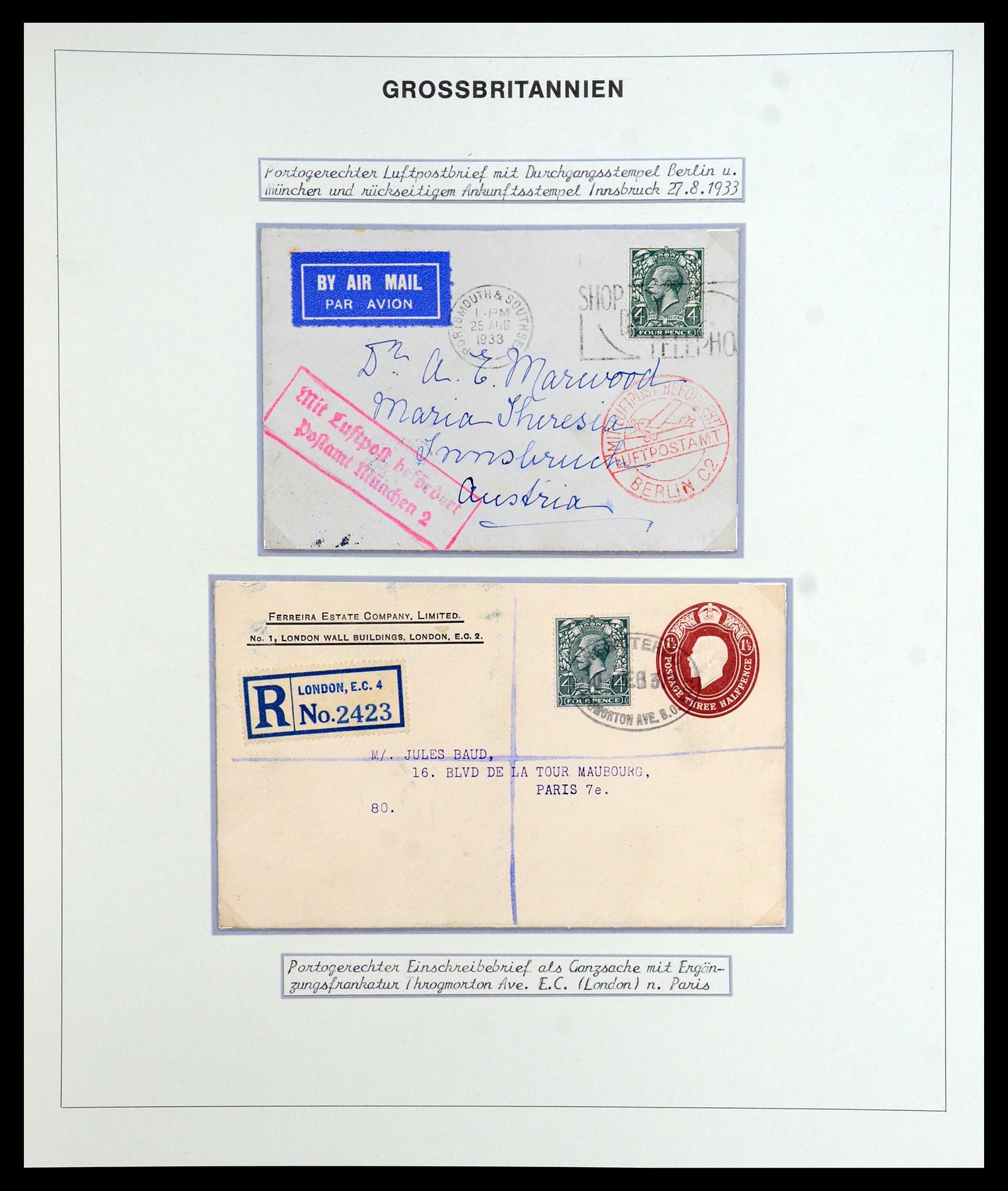 35900 107 - Postzegelverzameling 35900 Engeland 1840-1951.