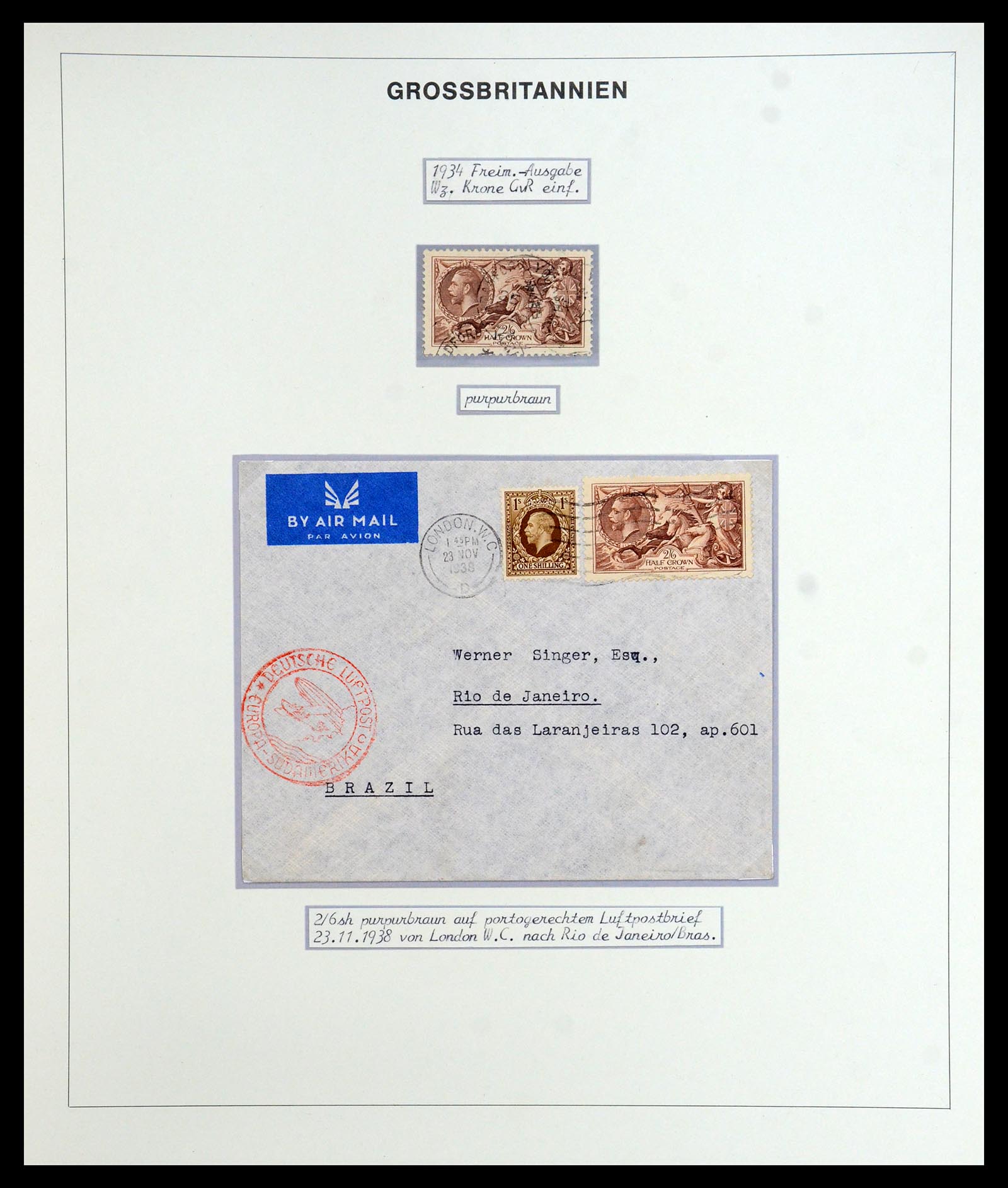 35900 109 - Postzegelverzameling 35900 Engeland 1840-1951.