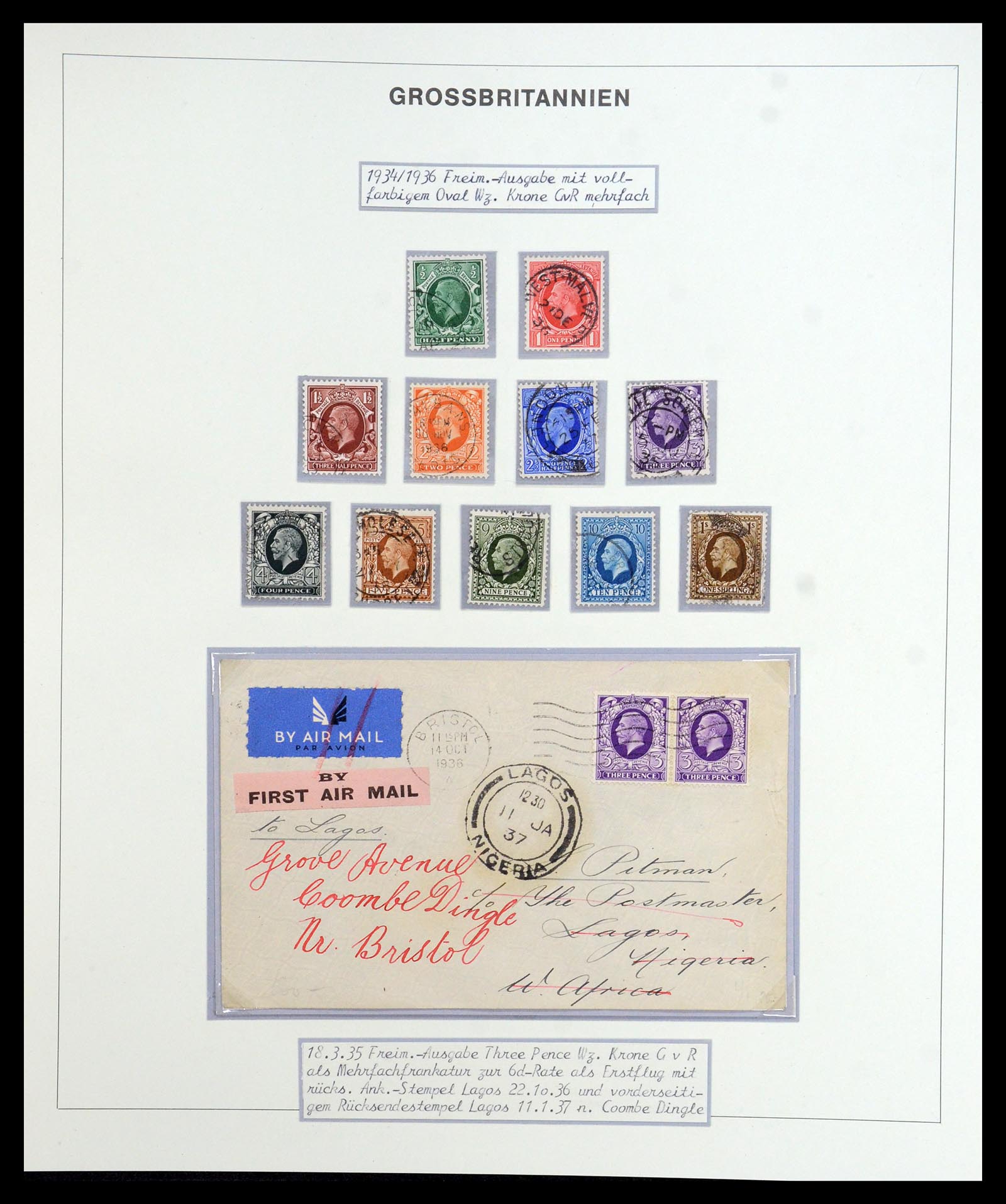 35900 111 - Postzegelverzameling 35900 Engeland 1840-1951.