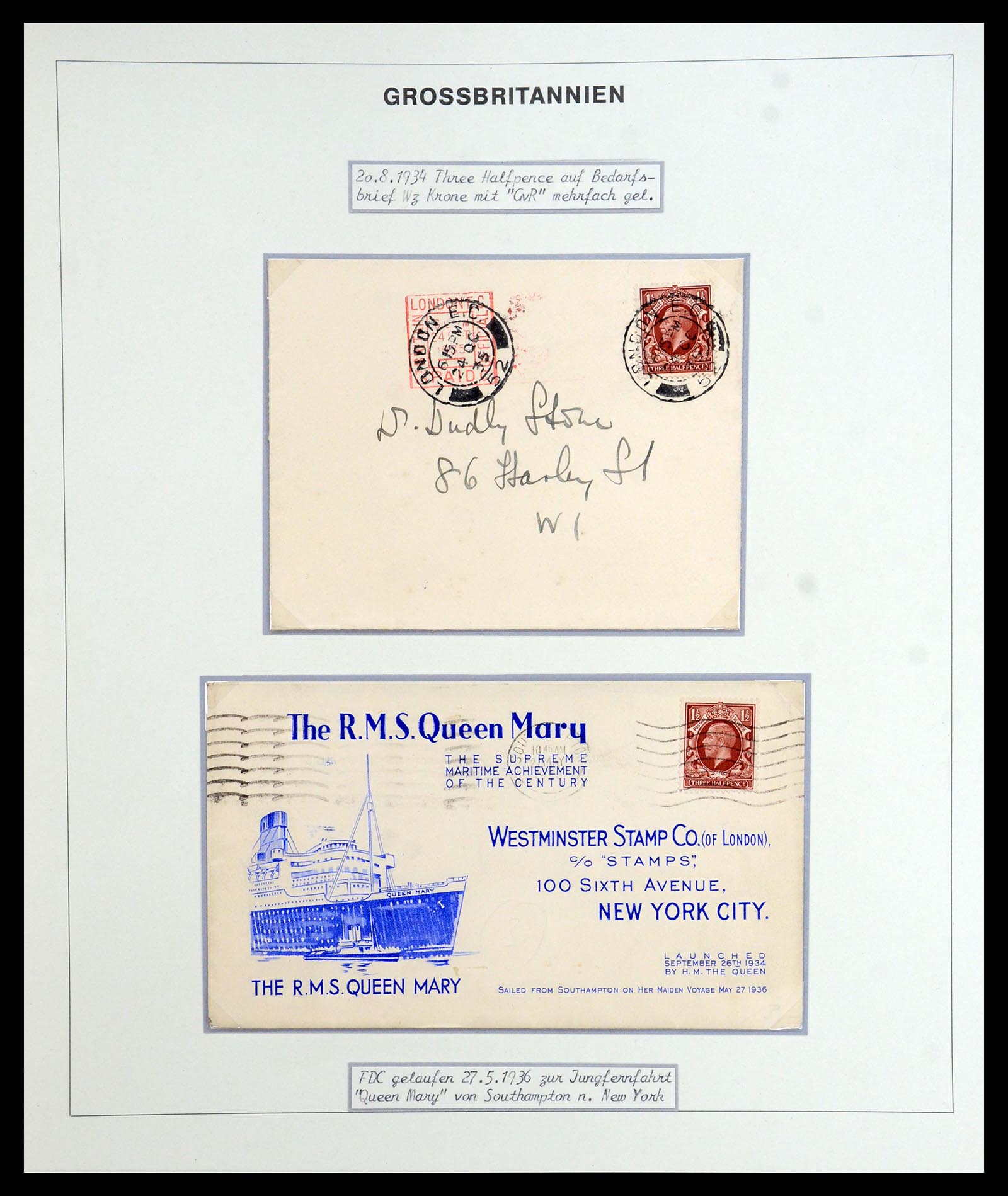 35900 112 - Postzegelverzameling 35900 Engeland 1840-1951.