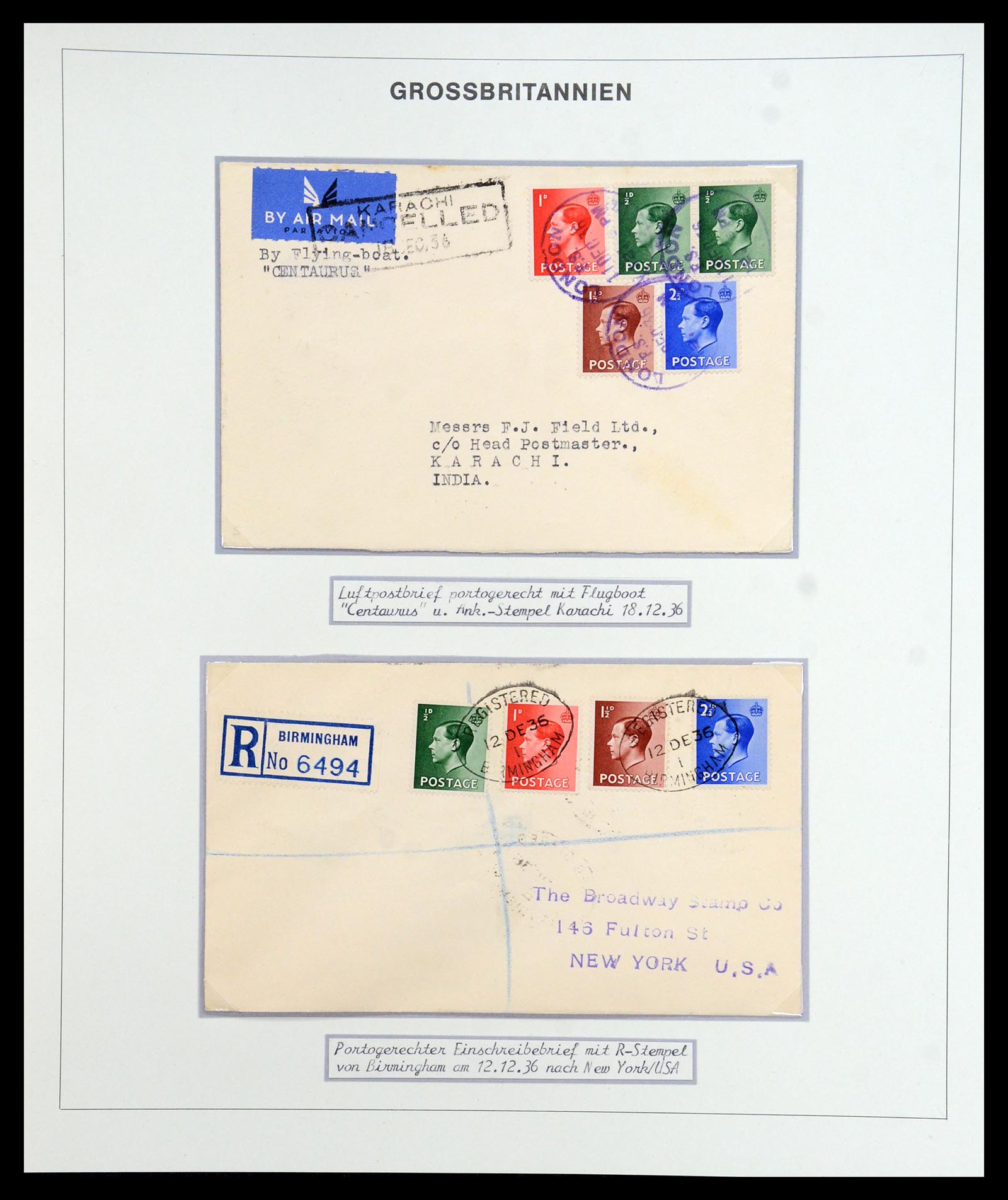 35900 116 - Postzegelverzameling 35900 Engeland 1840-1951.