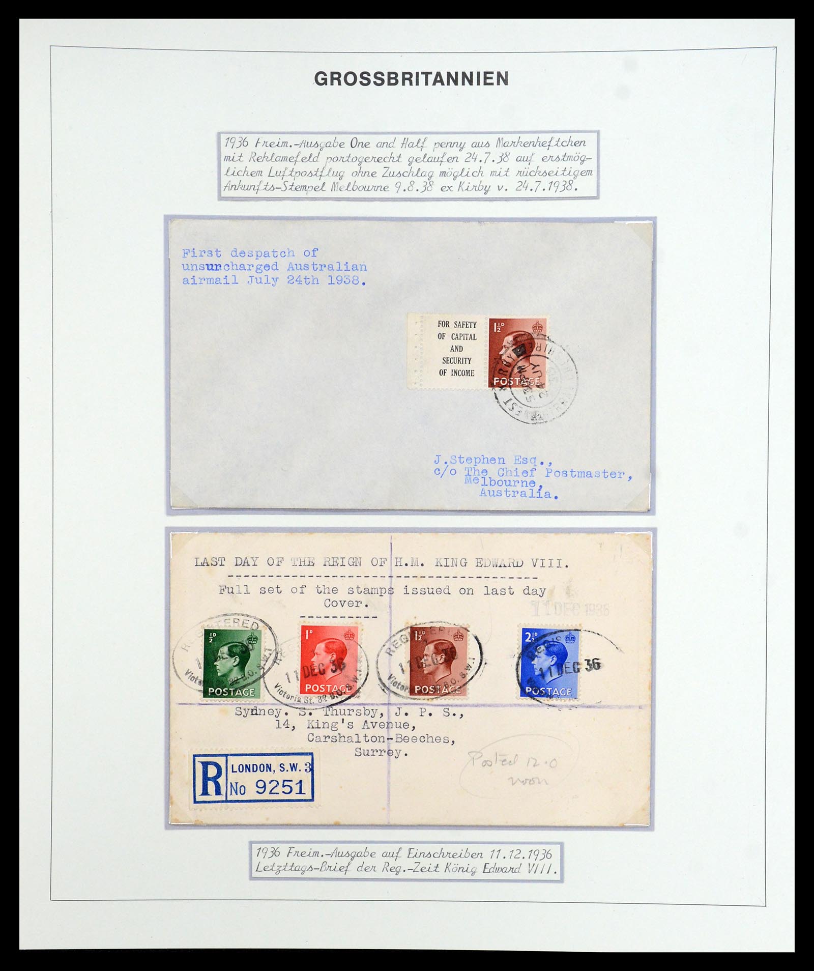 35900 117 - Postzegelverzameling 35900 Engeland 1840-1951.