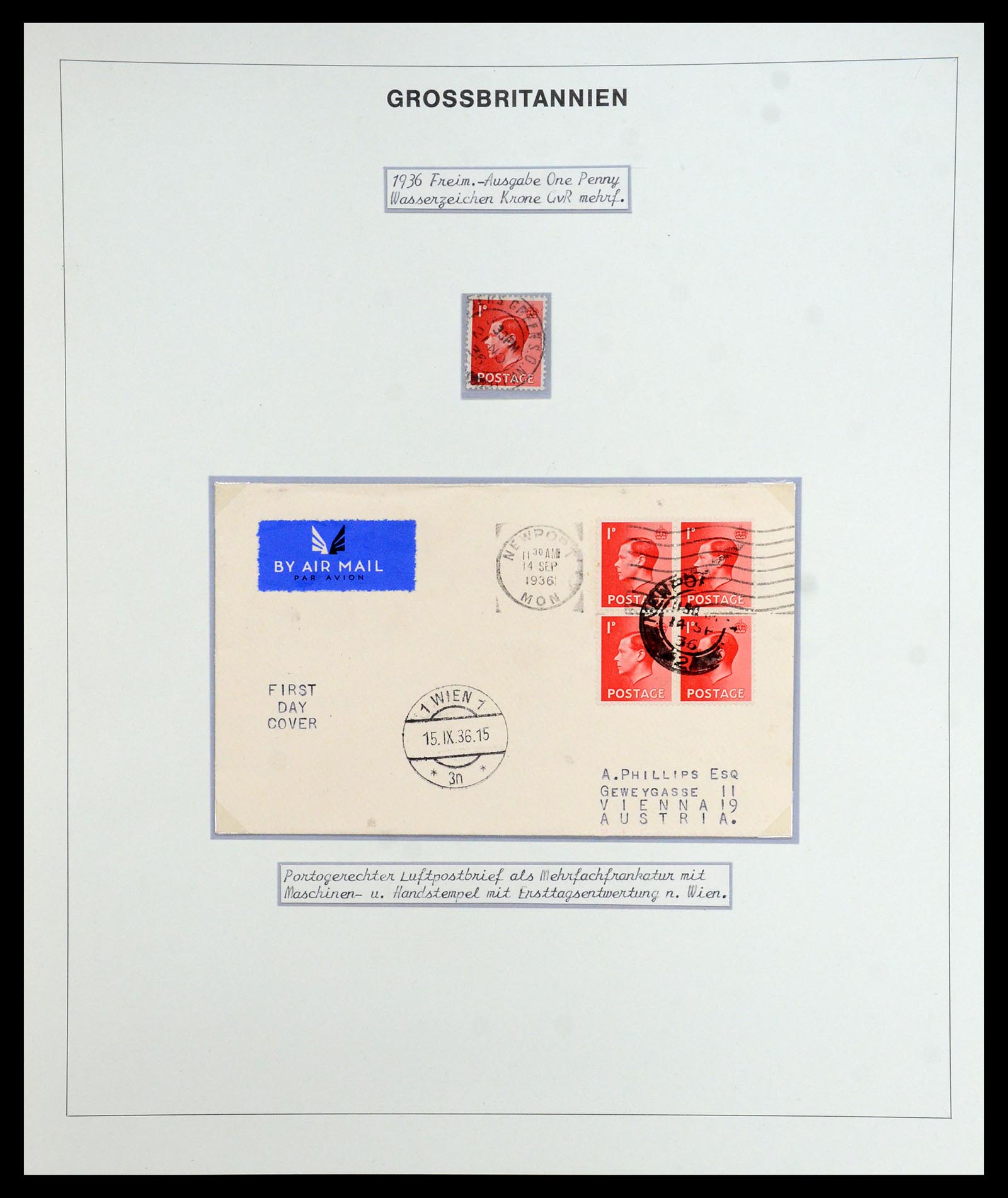 35900 118 - Postzegelverzameling 35900 Engeland 1840-1951.