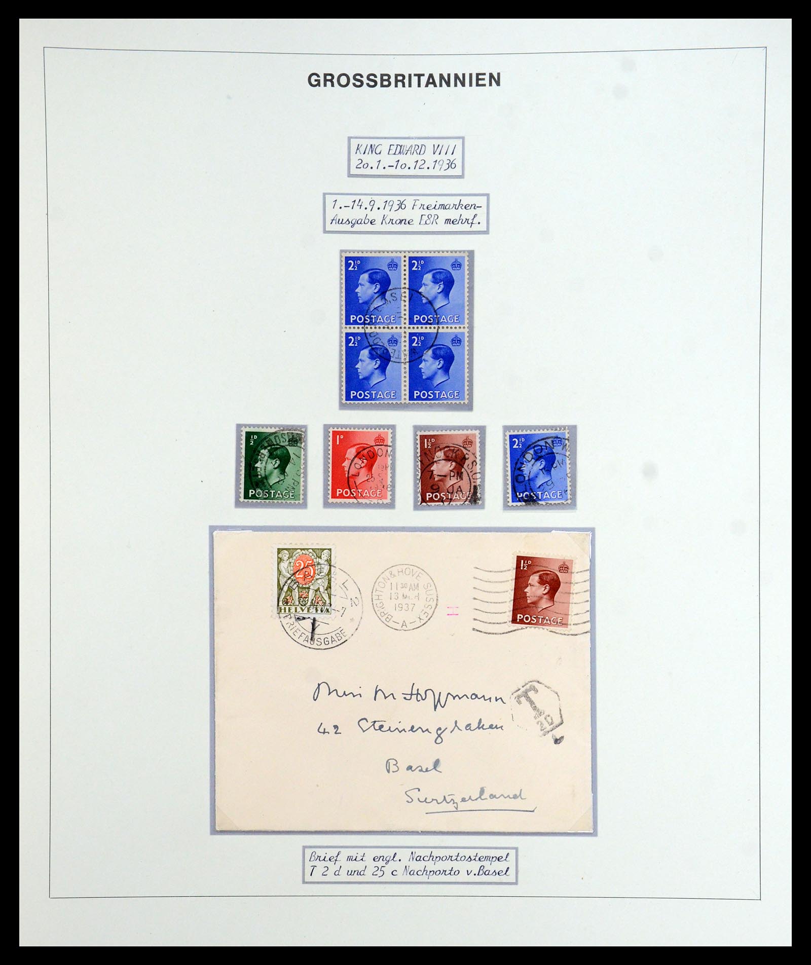 35900 119 - Postzegelverzameling 35900 Engeland 1840-1951.