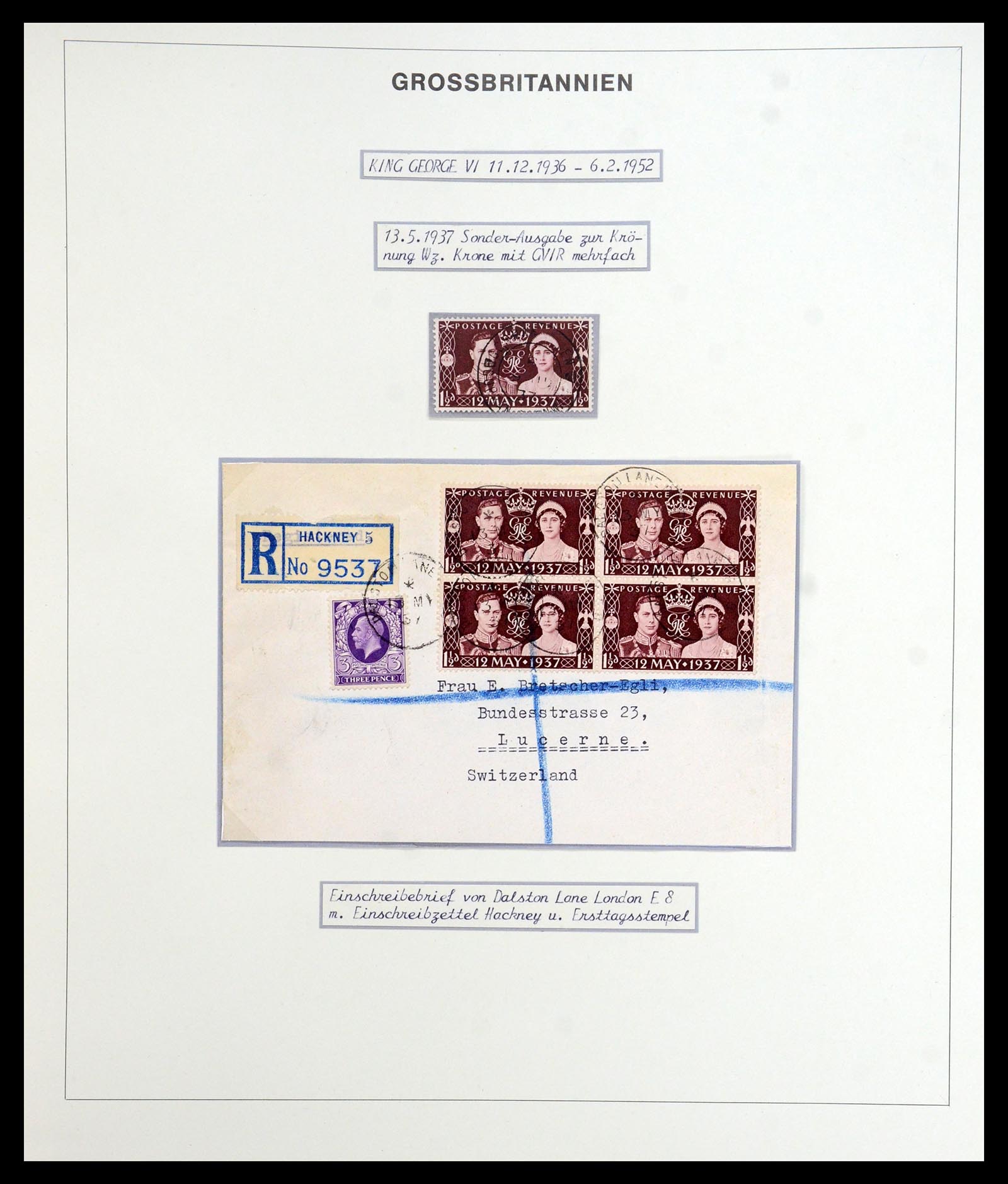 35900 122 - Stamp Collection 35900 Great Britain 1840-1951.