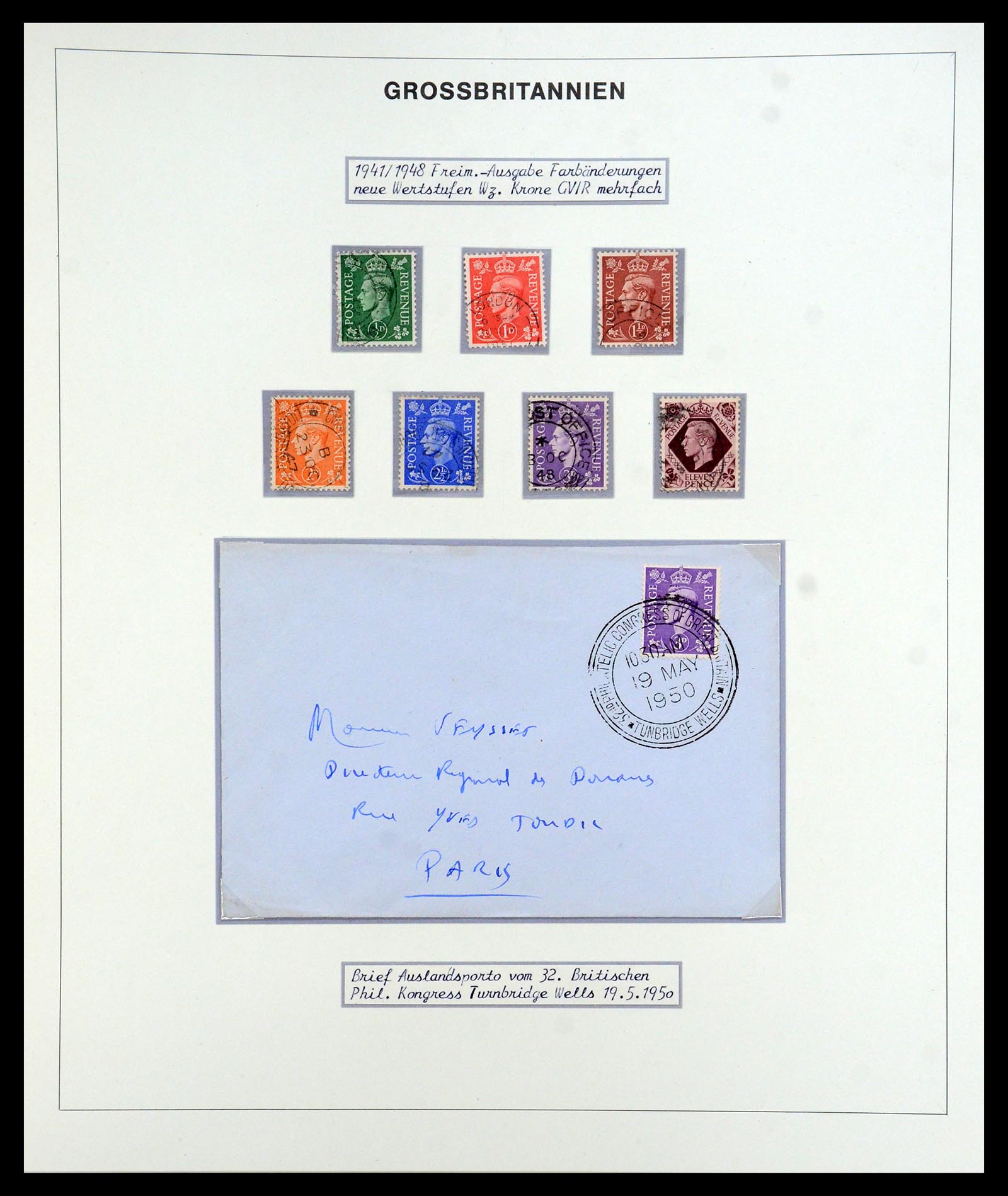 35900 141 - Postzegelverzameling 35900 Engeland 1840-1951.