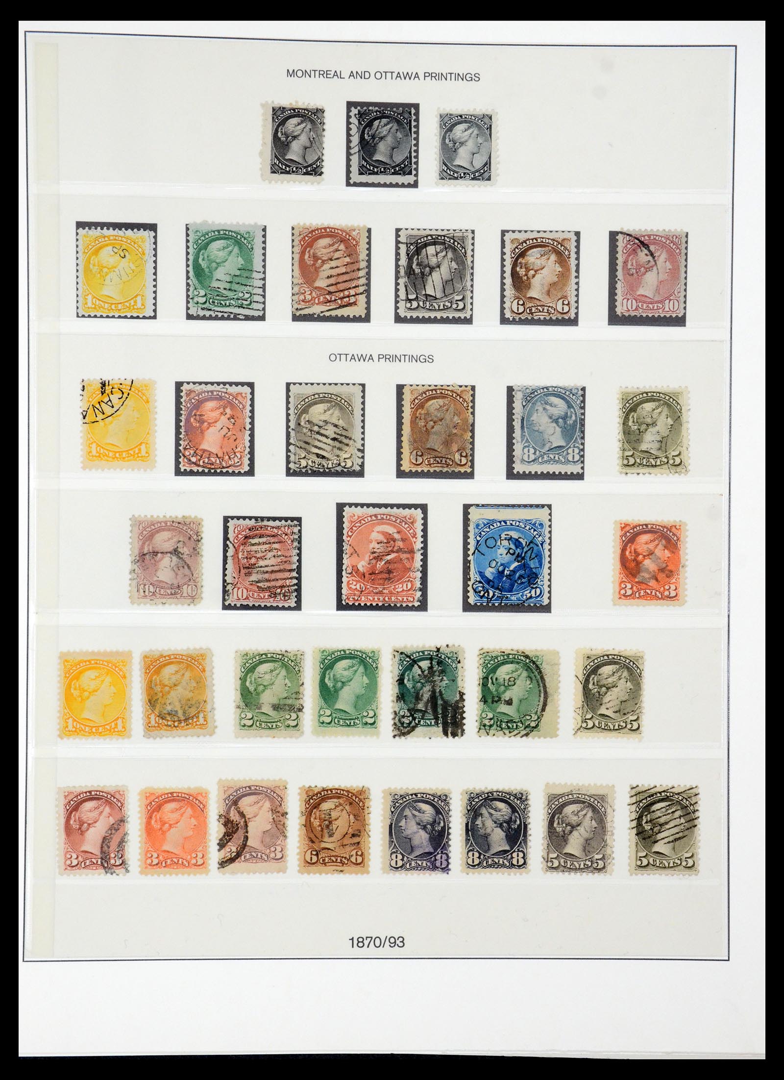 35901 004 - Postzegelverzameling 35901 Canada 1851-2007.