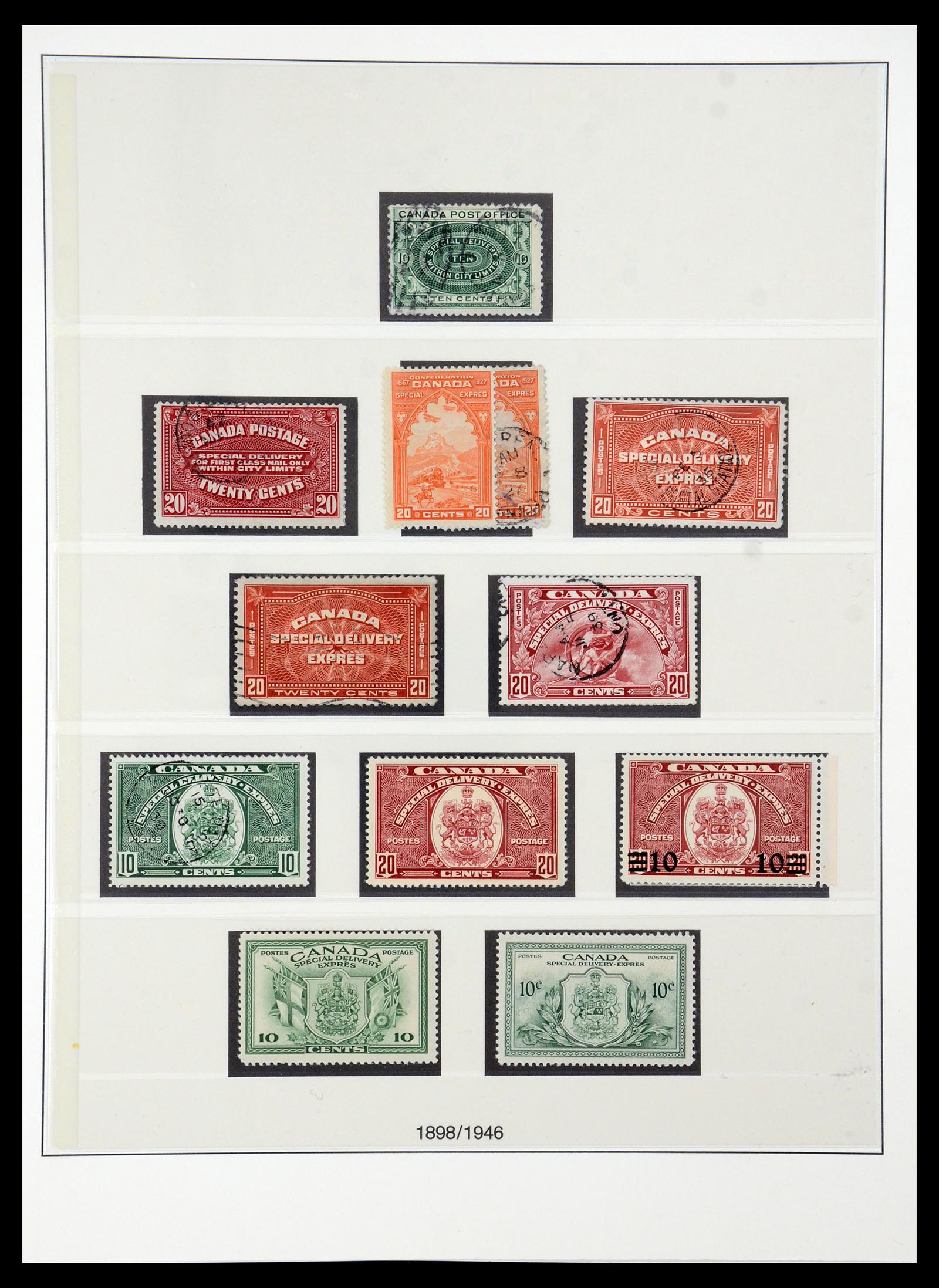 35901 008 - Postzegelverzameling 35901 Canada 1851-2007.