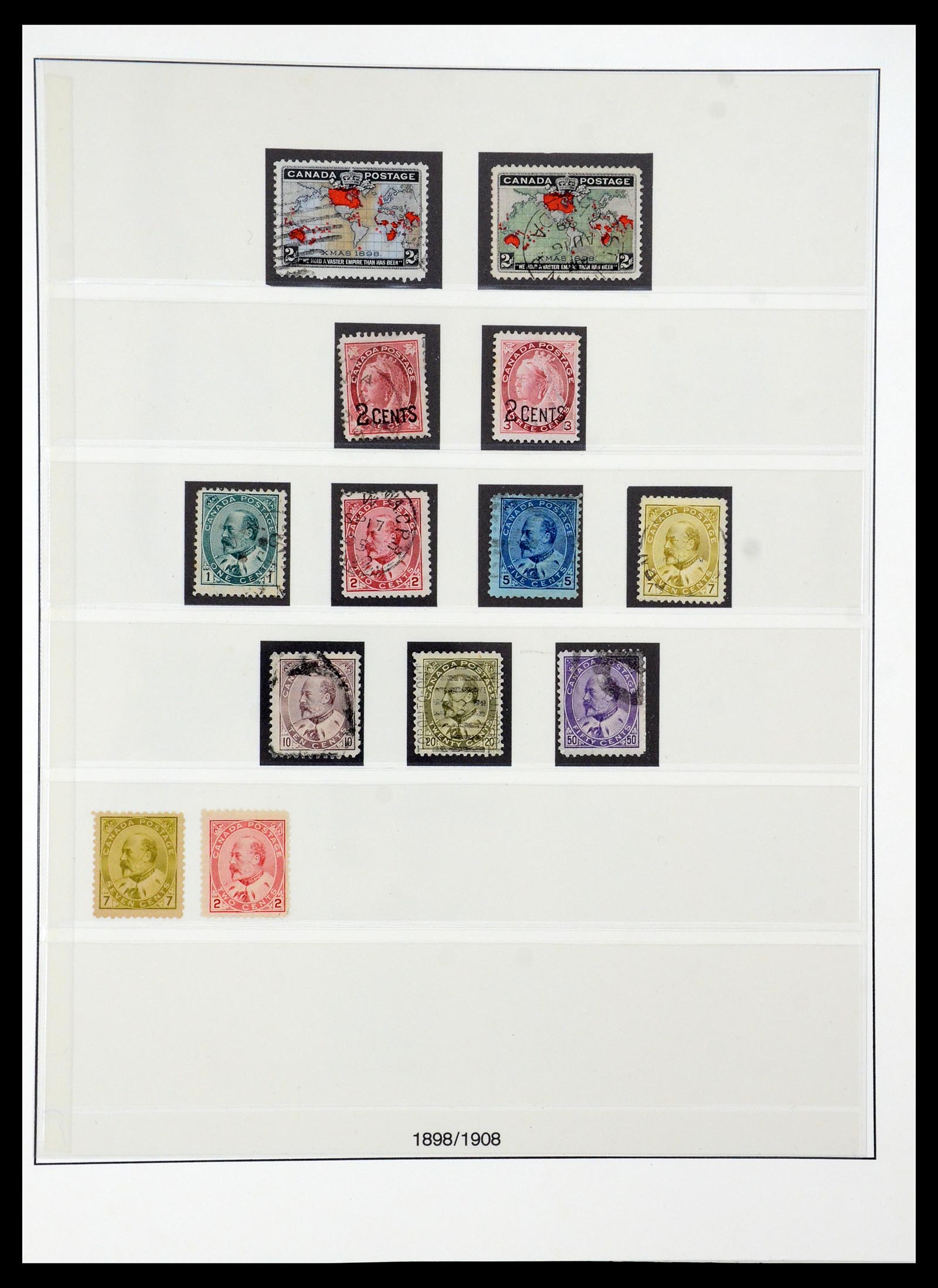 35901 009 - Postzegelverzameling 35901 Canada 1851-2007.